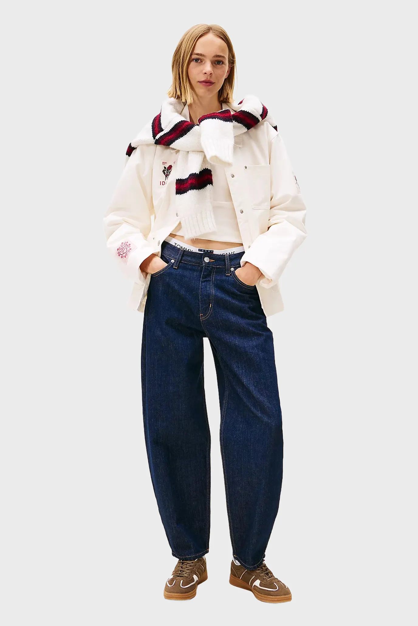 Женские темно-синие джинсы JEANIE 2