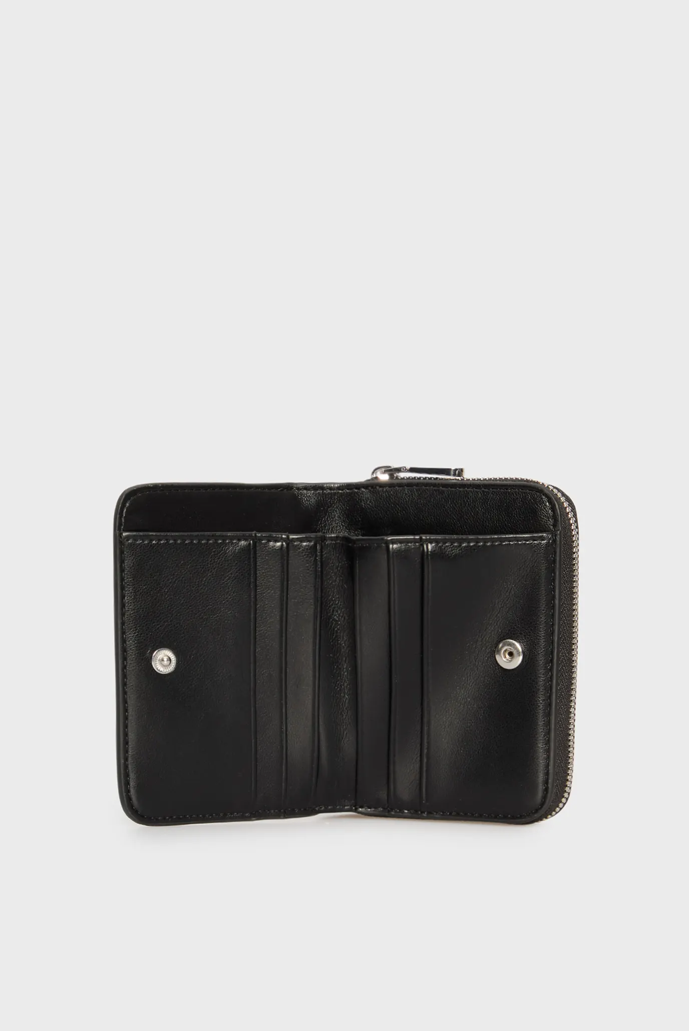 Женский черный кожаный кошелек LIZARD EMBOSSED 4