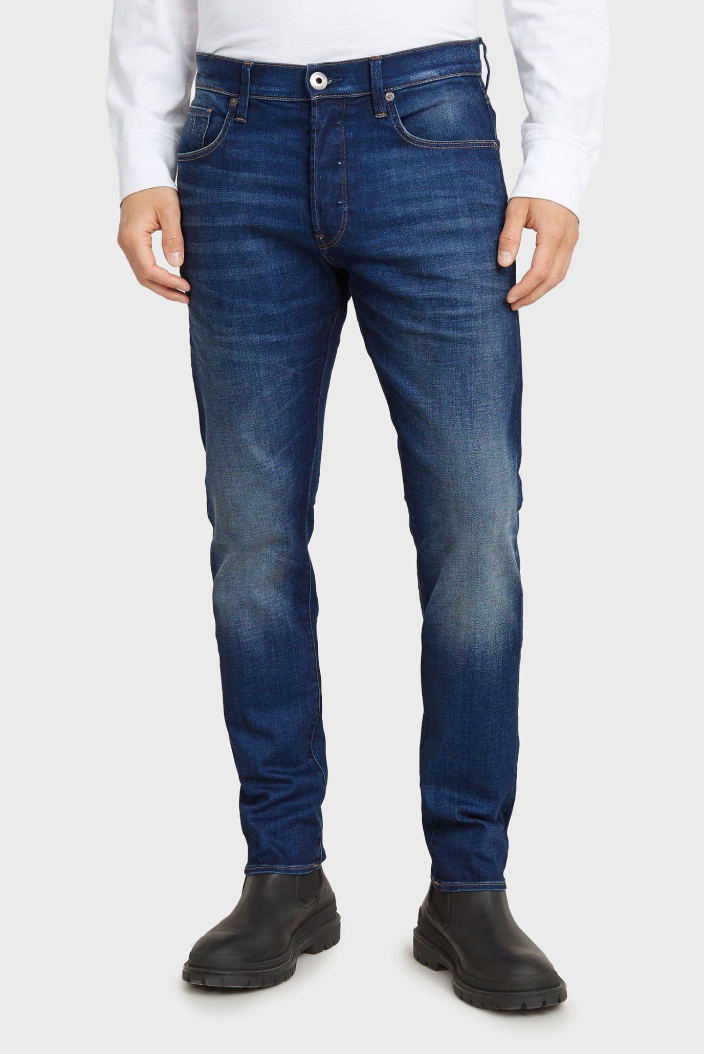 Мужские синие джинсы 3301 Slim Синий 28-32 G-Star RAW 51001,A088 Мужские синие джинсы 3301 Slim Синий 28-32 G-Star RAW 51001,A088