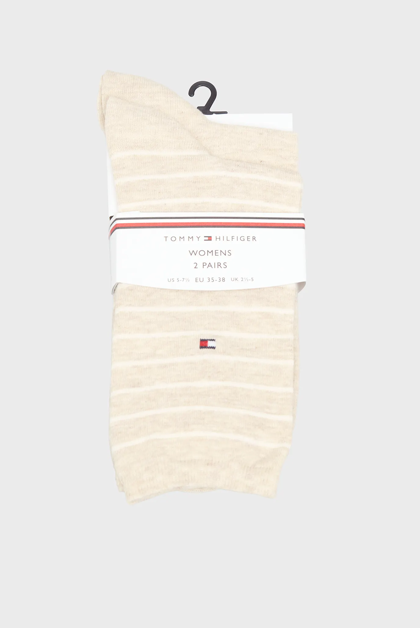 Жіночі бежеві шкарпетки (2 пари) SMALL 1