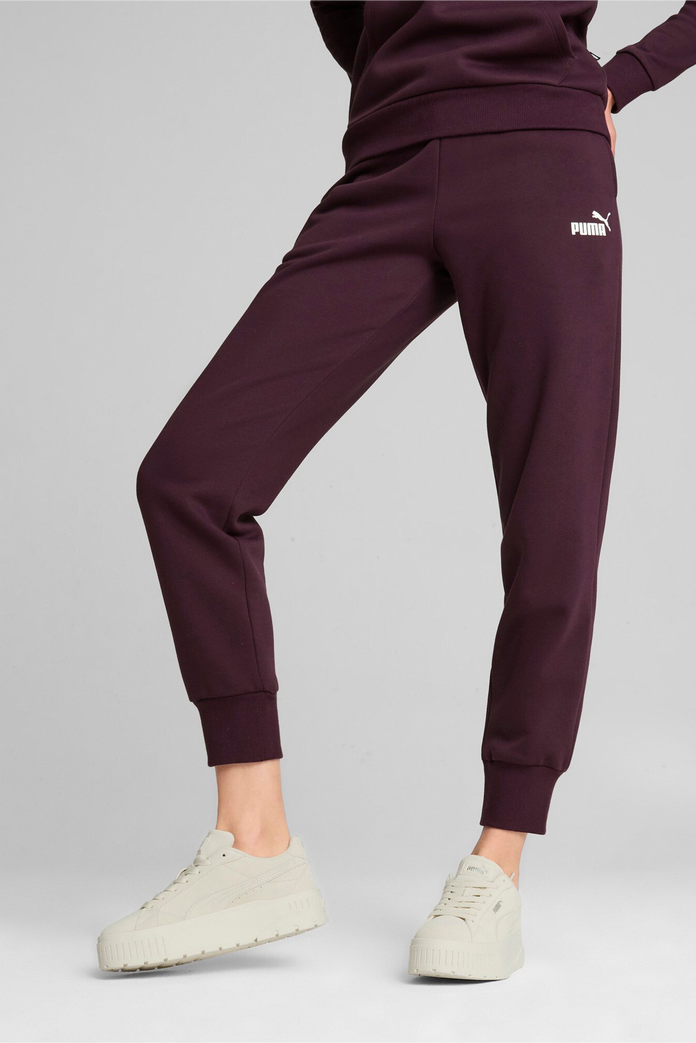 Женские фиолетовые спортивные брюки ESS Sweatpants 1