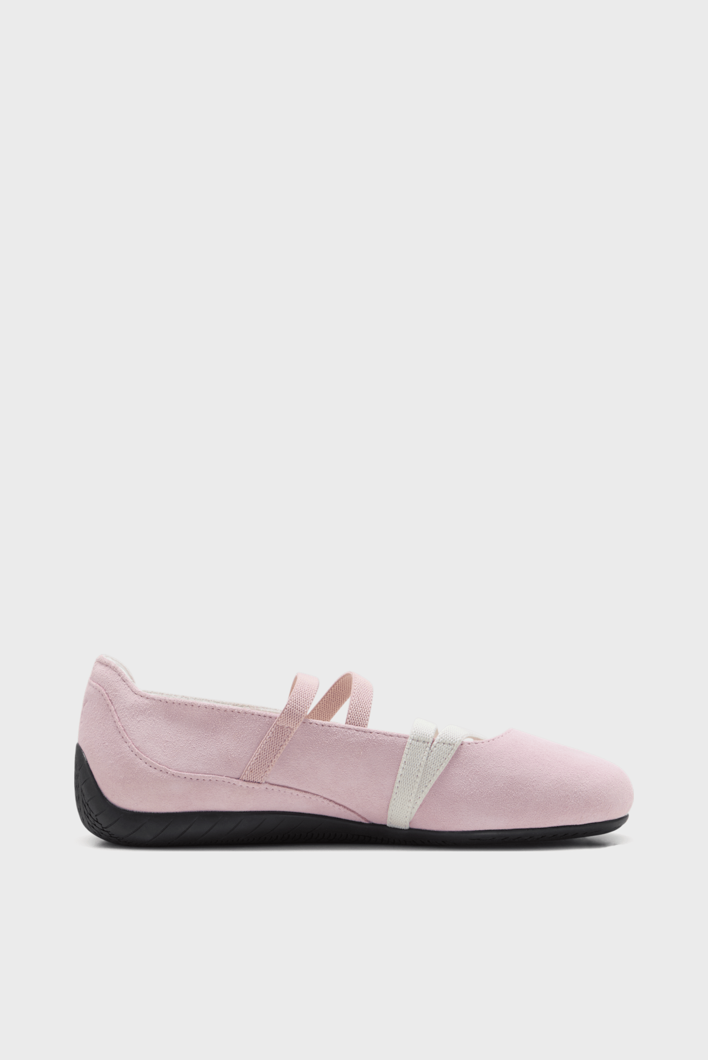 Женские пудровые замшевые балетки Speedcat Ballet Suede Shoes Women 1