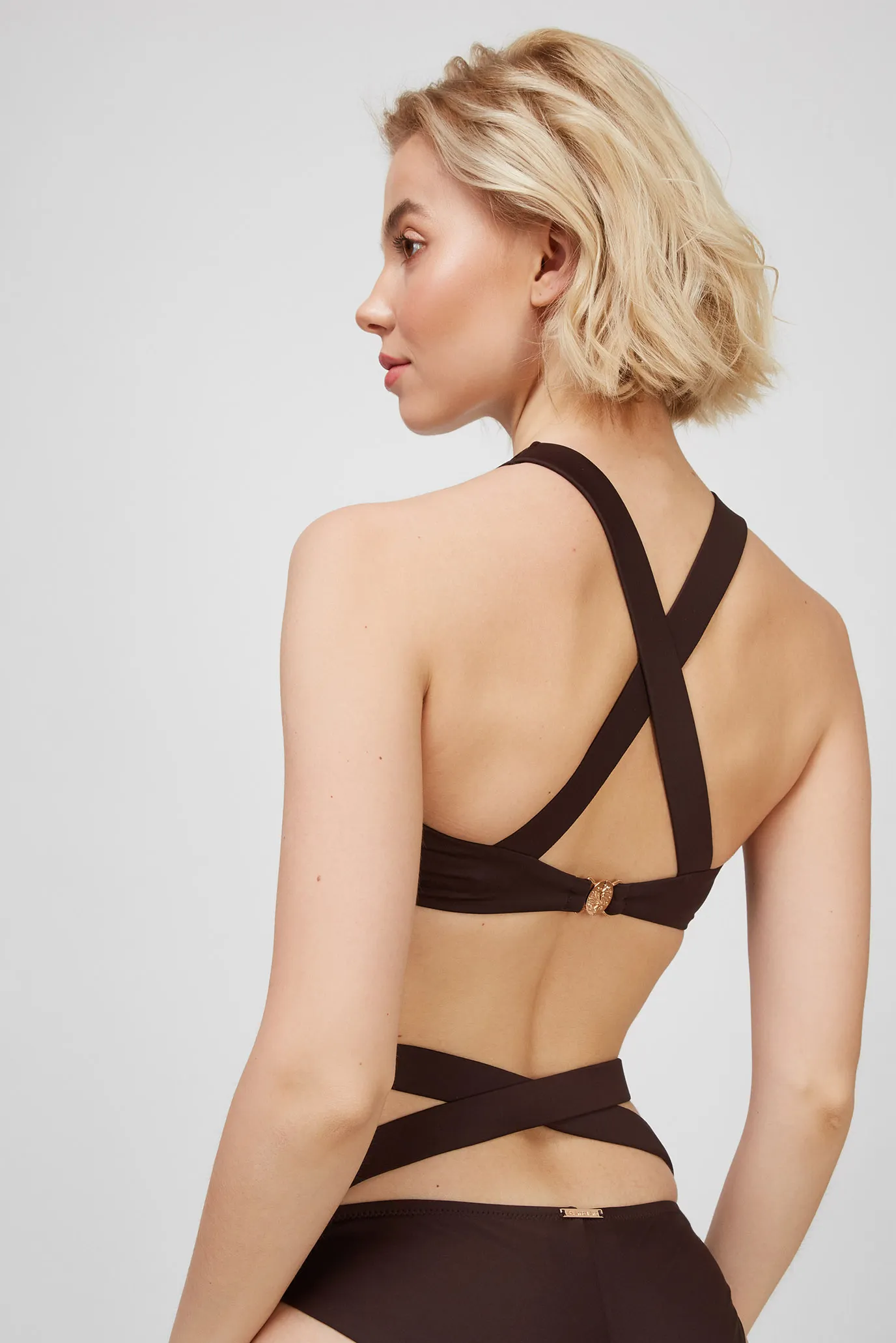 Женский коричневый лиф от купальника 3