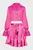 Жіночий рожевий комплект одягу (блуза, спідниця)