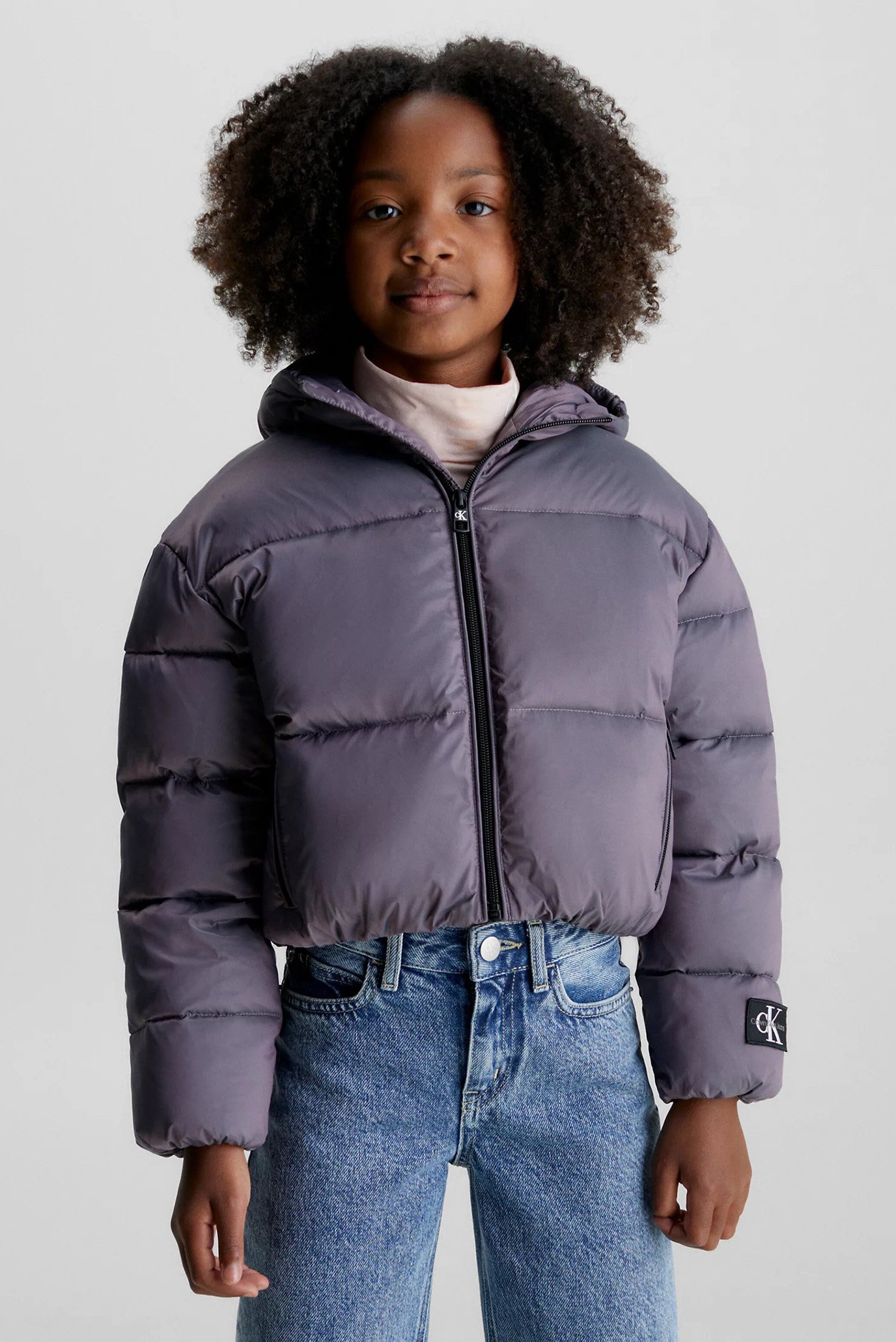 Детская фиолетовая куртка HYPER TWO TONE PADDED BOMBER 1