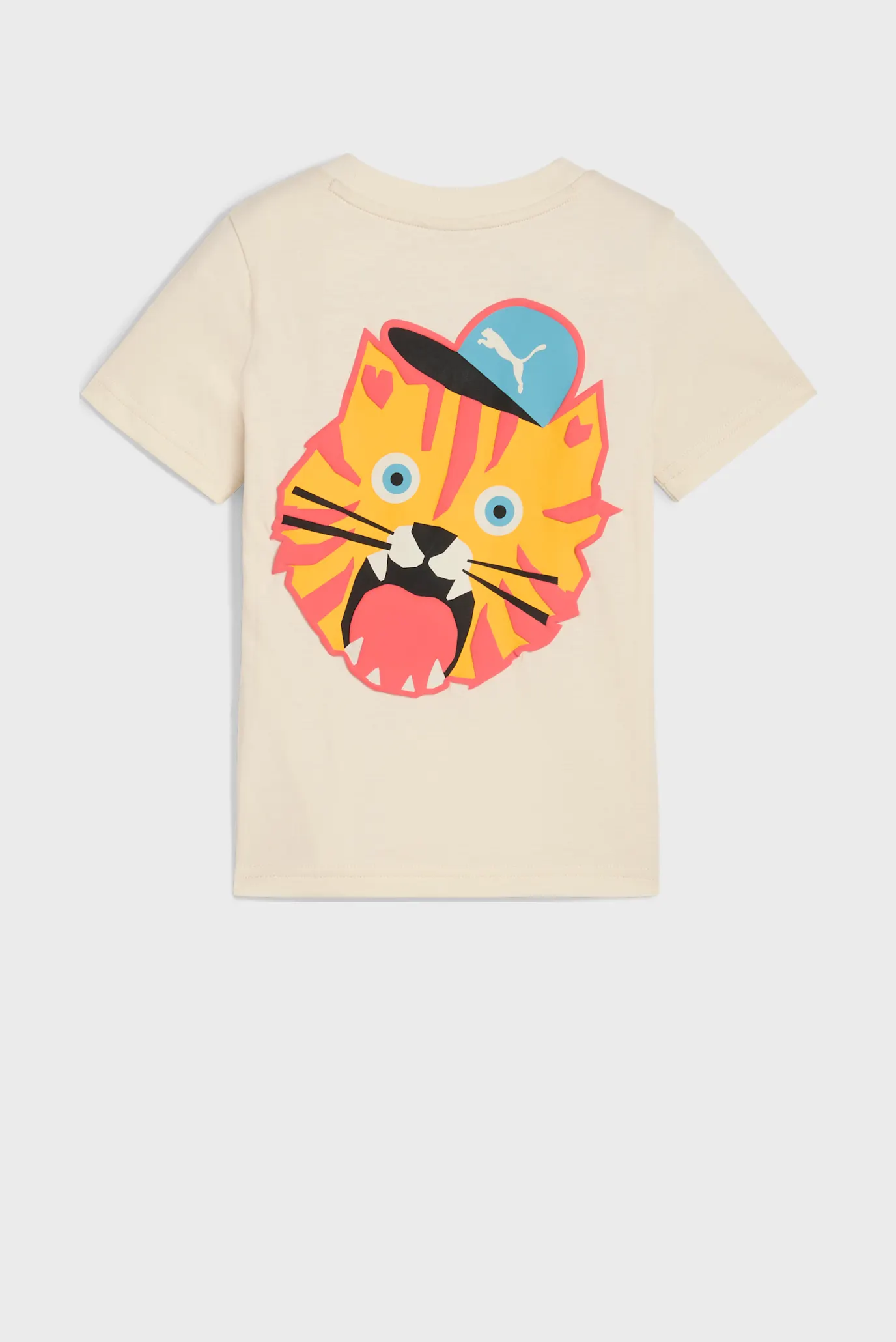 Дитяча бежева футболка Moody Cat Graphic Tee I Kids 6