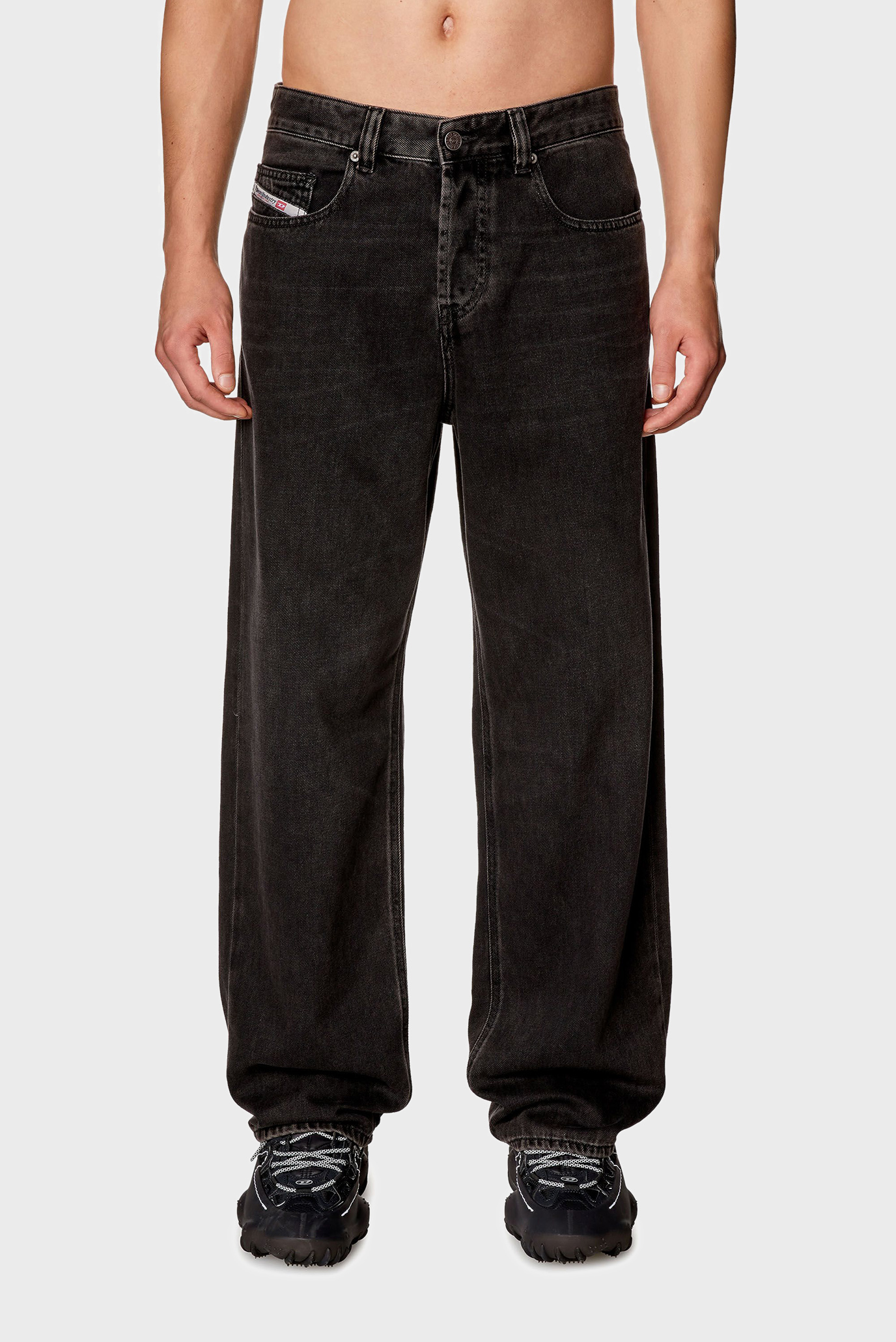Чоловічі чорні джинси 2001 D-MACRO 1