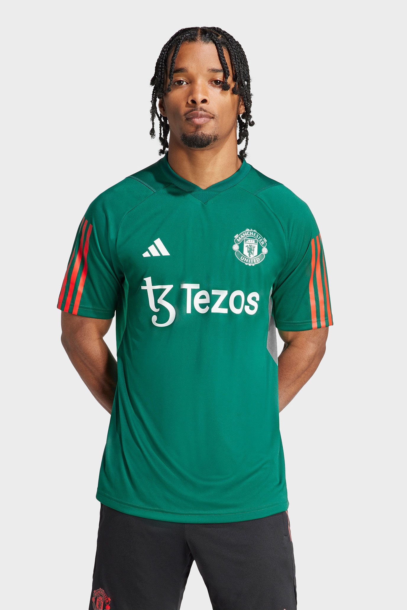 Мужская зеленая футболка Manchester United Tiro 23 1
