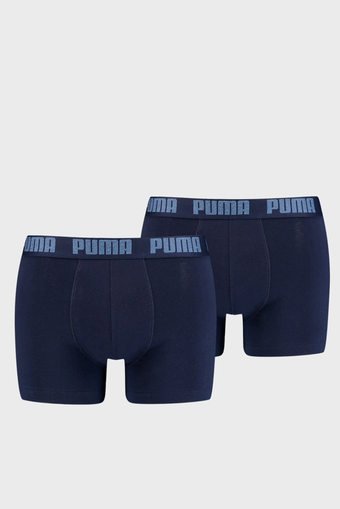 Мужские синие боксеры (2 шт) PUMA Basic Boxer 2P 1