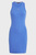 Жіноча синя сукня TJW ESSENTIAL RIB TANK BODYCON