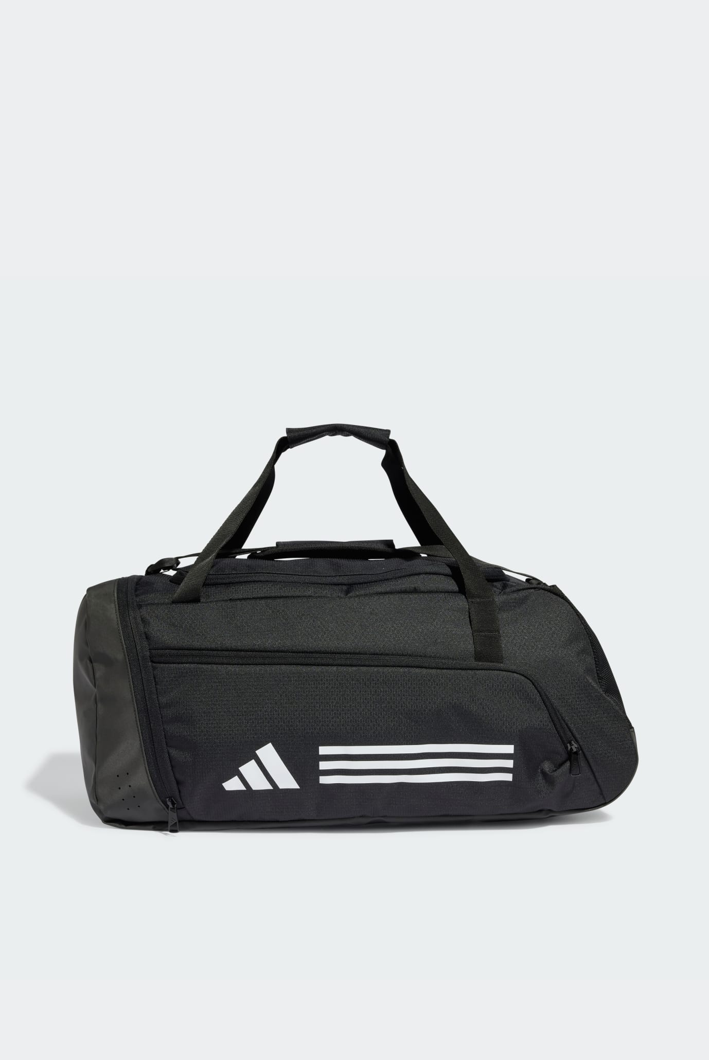 Чорна спортивна сумка Essentials 3-Stripes Duffel 1