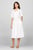 Женское белое льняное платье LINEN SS MIDI SHIRT DRESS