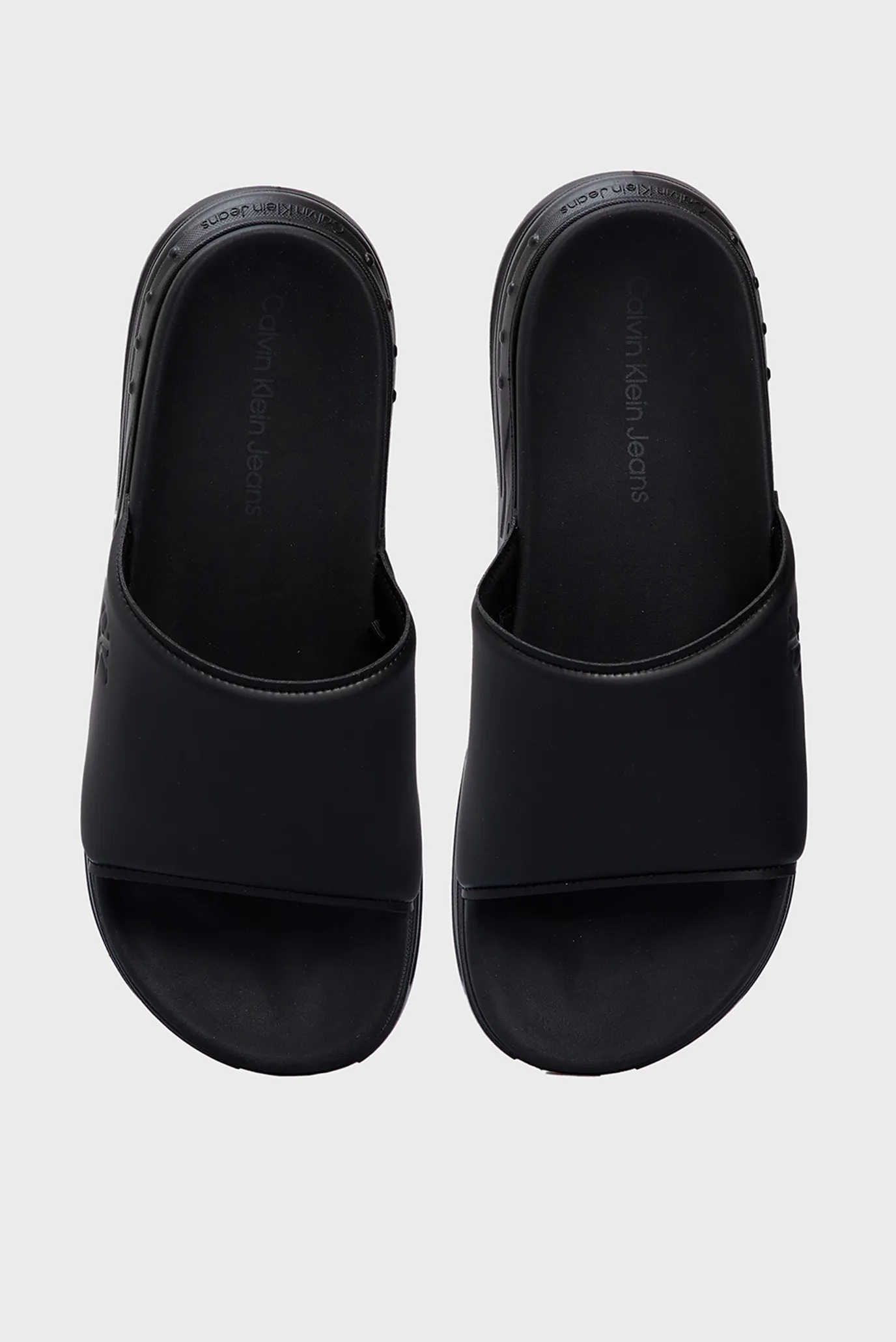 Мужские черные слайдеры CHUNKY COMF SLIDE MINIMAL RAW 4