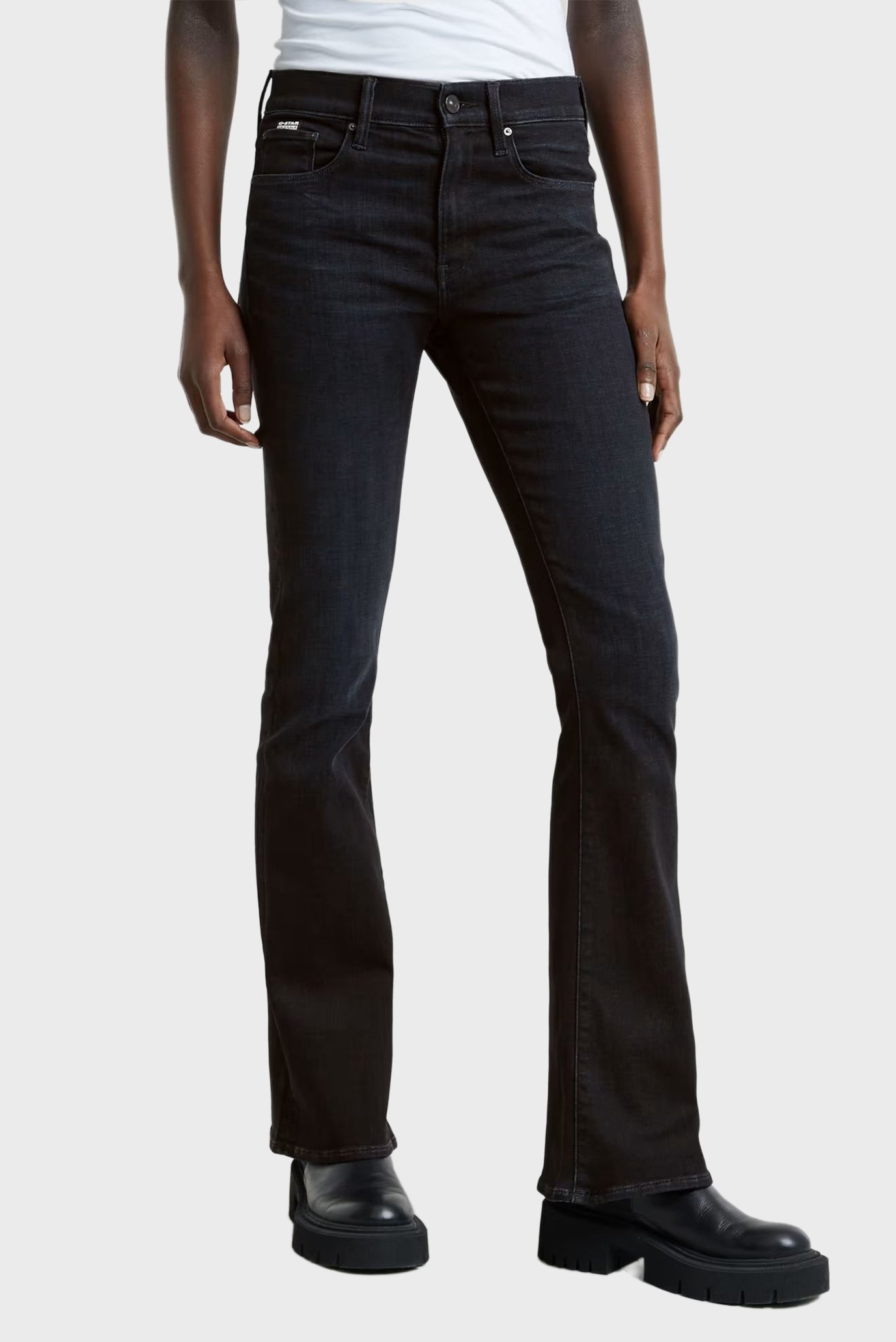 Женские темно-синие джинсы 3301 Flare Wmn Синий 25-30 G-Star RAW D21290,A634 Женские темно-синие джинсы 3301 Flare Wmn Синий 25-30 G-Star RAW D21290,A634