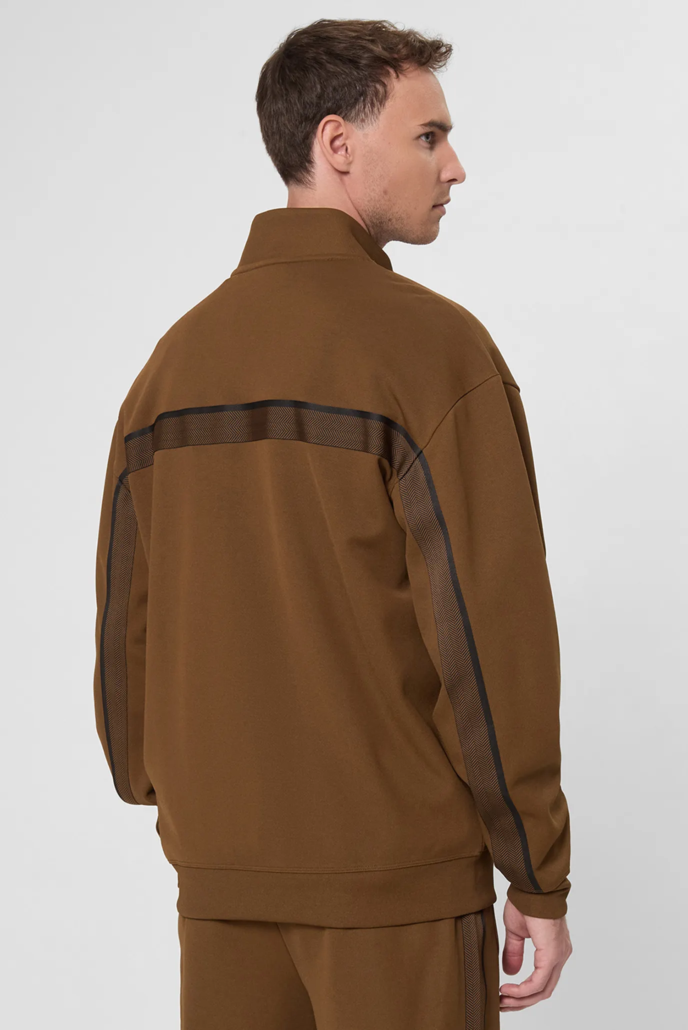 Чоловіча оливкова спортивна кофта 3