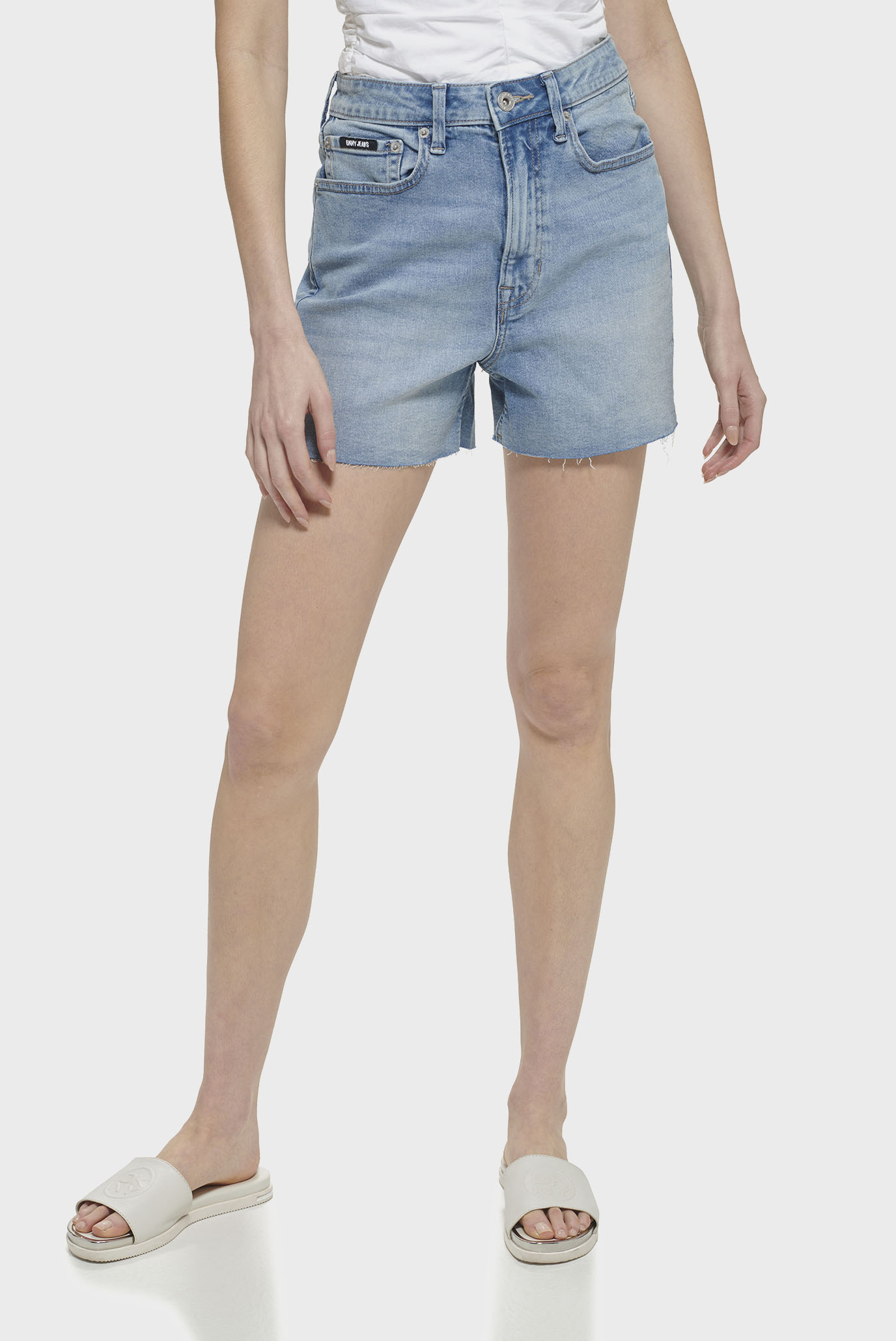Женские голубые джинсовые шорты Голубой 26 DKNY E2RL0779_WU9 Женские голубые джинсовые шорты Голубой 26 DKNY E2RL0779_WU9
