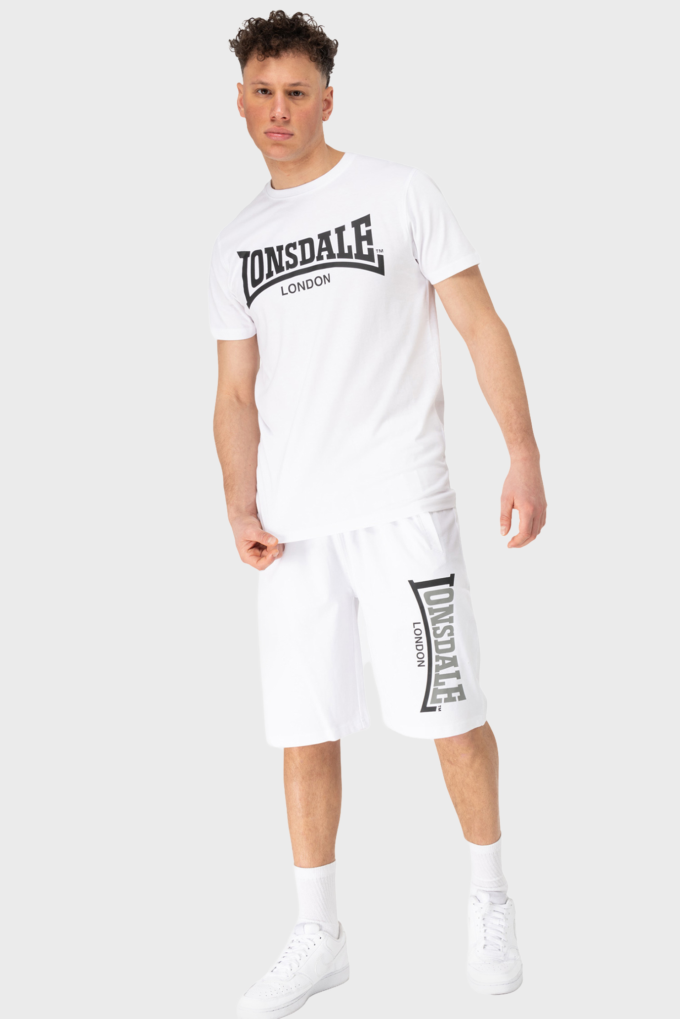 Мужская белая футболка Белый XXL Lonsdale 117821 Мужская белая футболка Белый XXL Lonsdale 117821