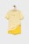 Детский желтый комплект одежды (футболка, шорты) ESSENTIAL TEE SHORT SET