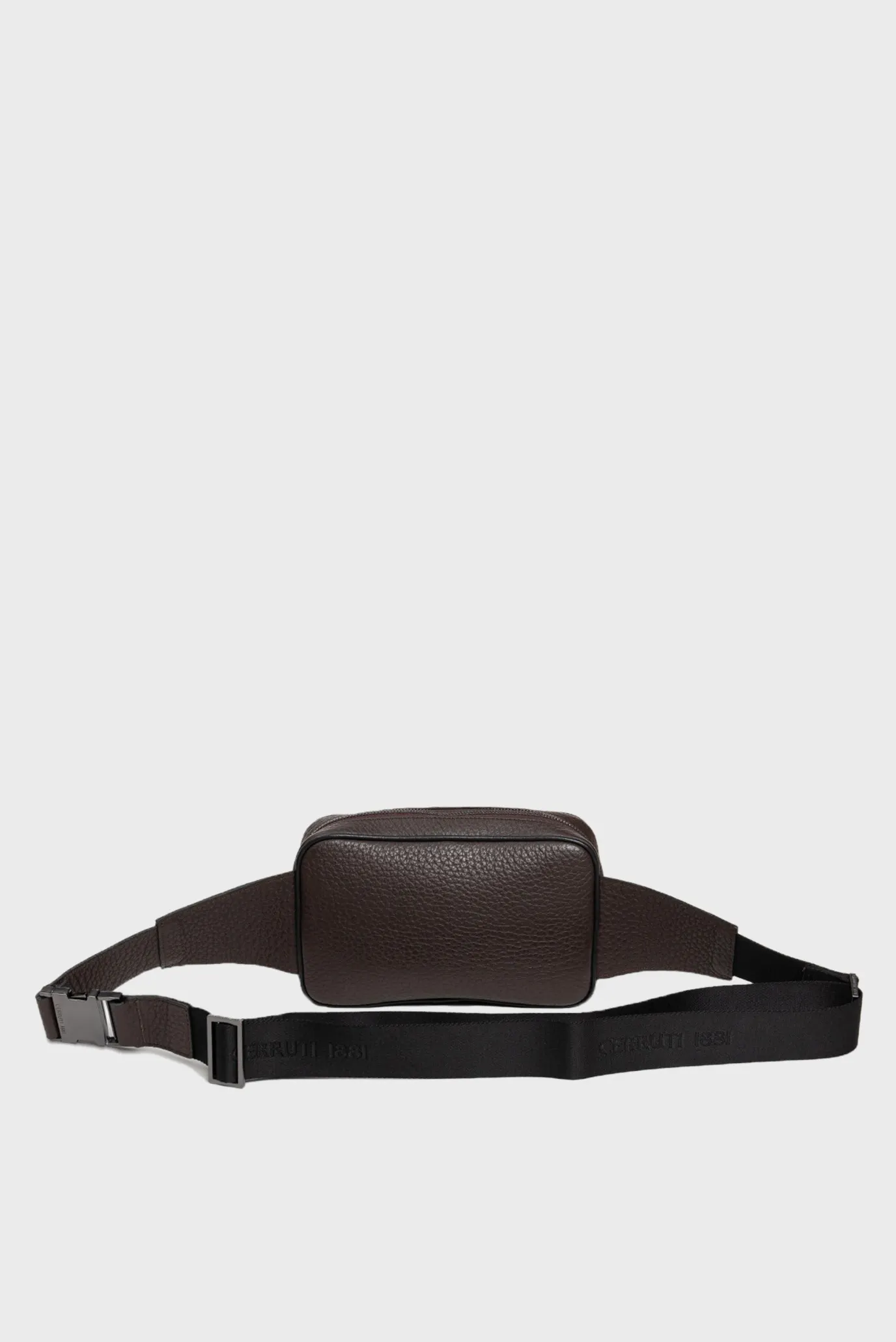 Чоловіча коричнева шкіряна поясна сумка 3