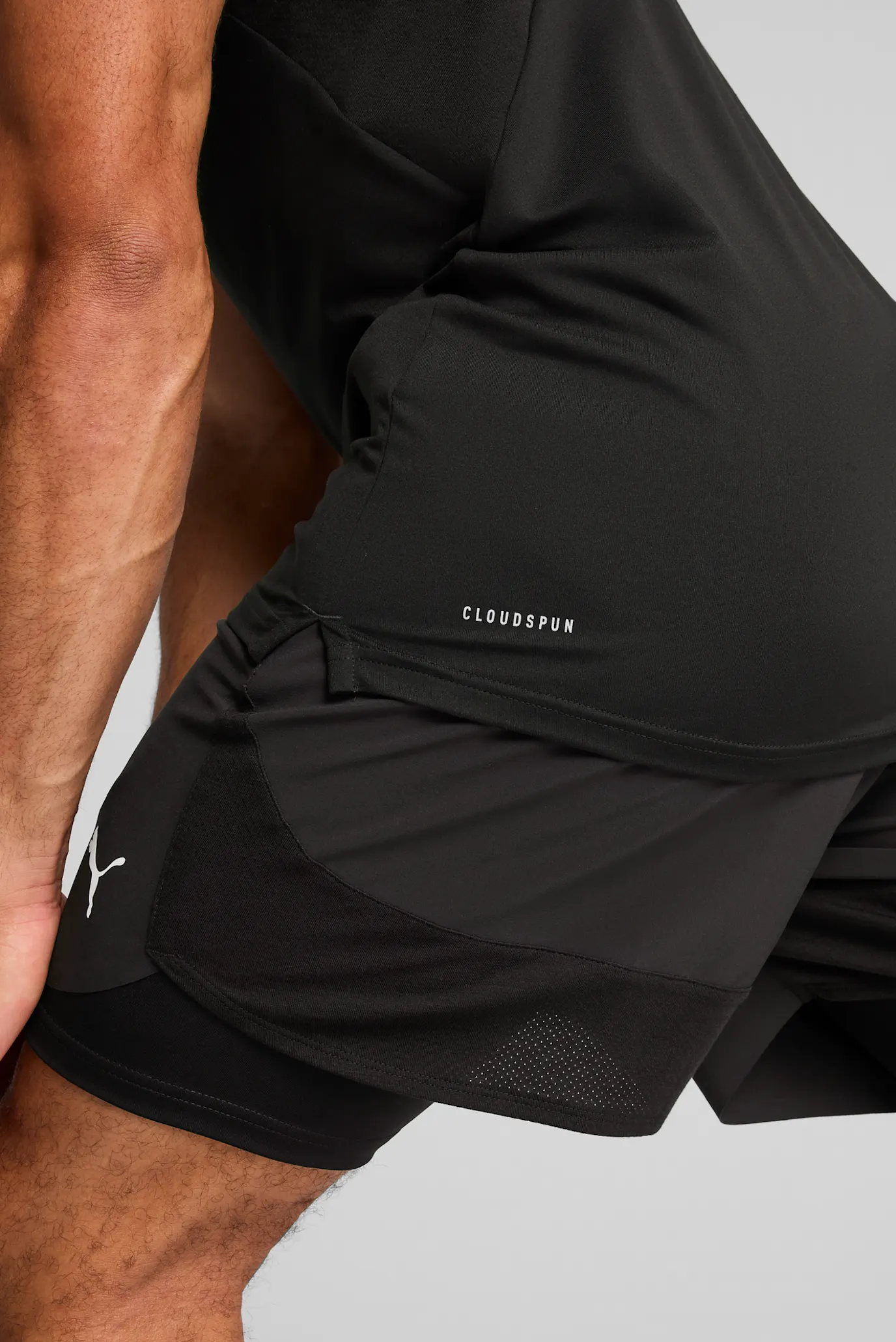 Чоловіча чорна майка CLOUDSPUN Soft Breathable Tank Men 4