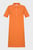 Женское оранжевое платье SLIM SHIELD SS PIQUE POLO DRESS