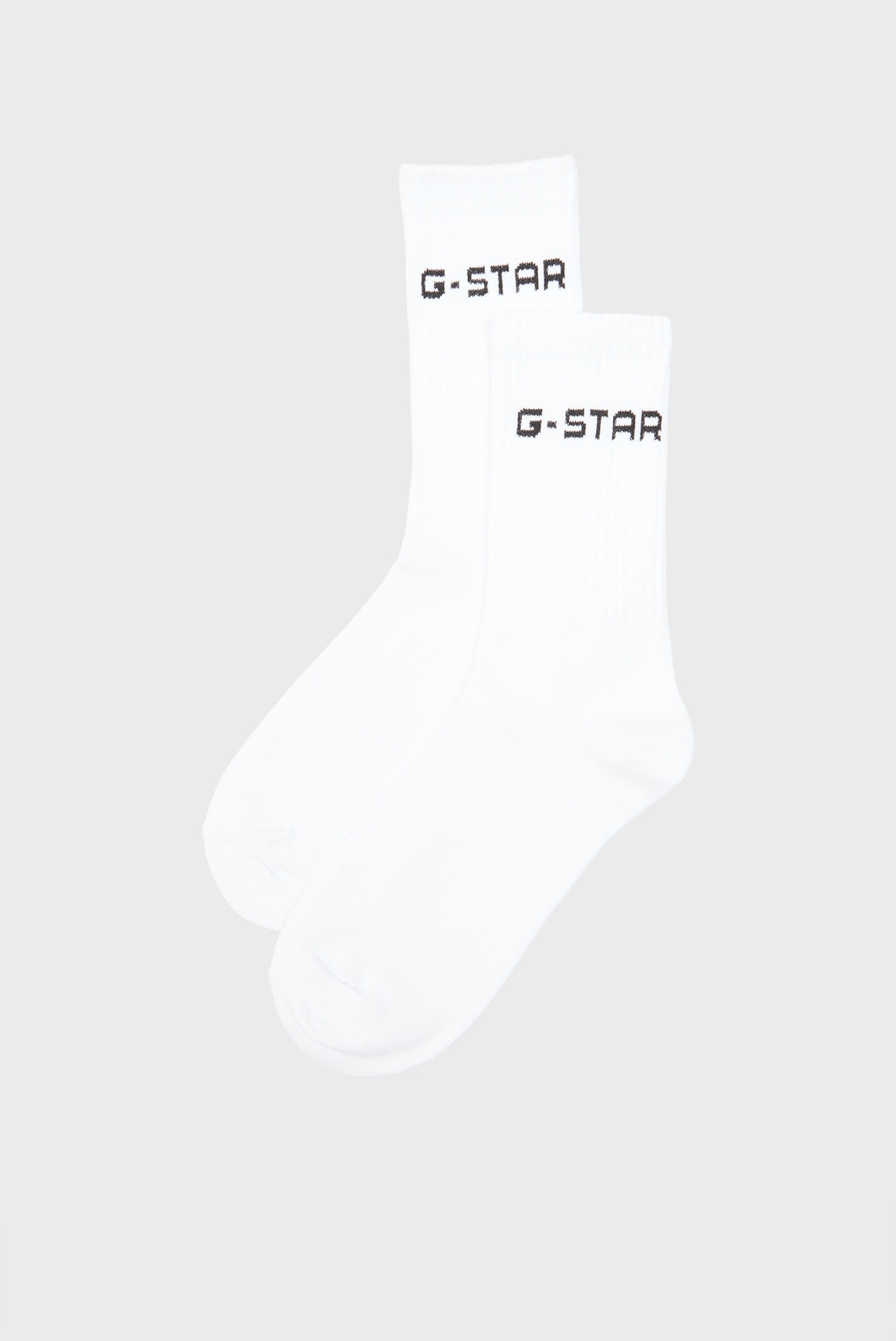 Мужские белые носки Sport sock 2-pack Белый 43-46 G-Star RAW D24884,D644 Мужские белые носки Sport sock 2-pack Белый 43-46 G-Star RAW D24884,D644