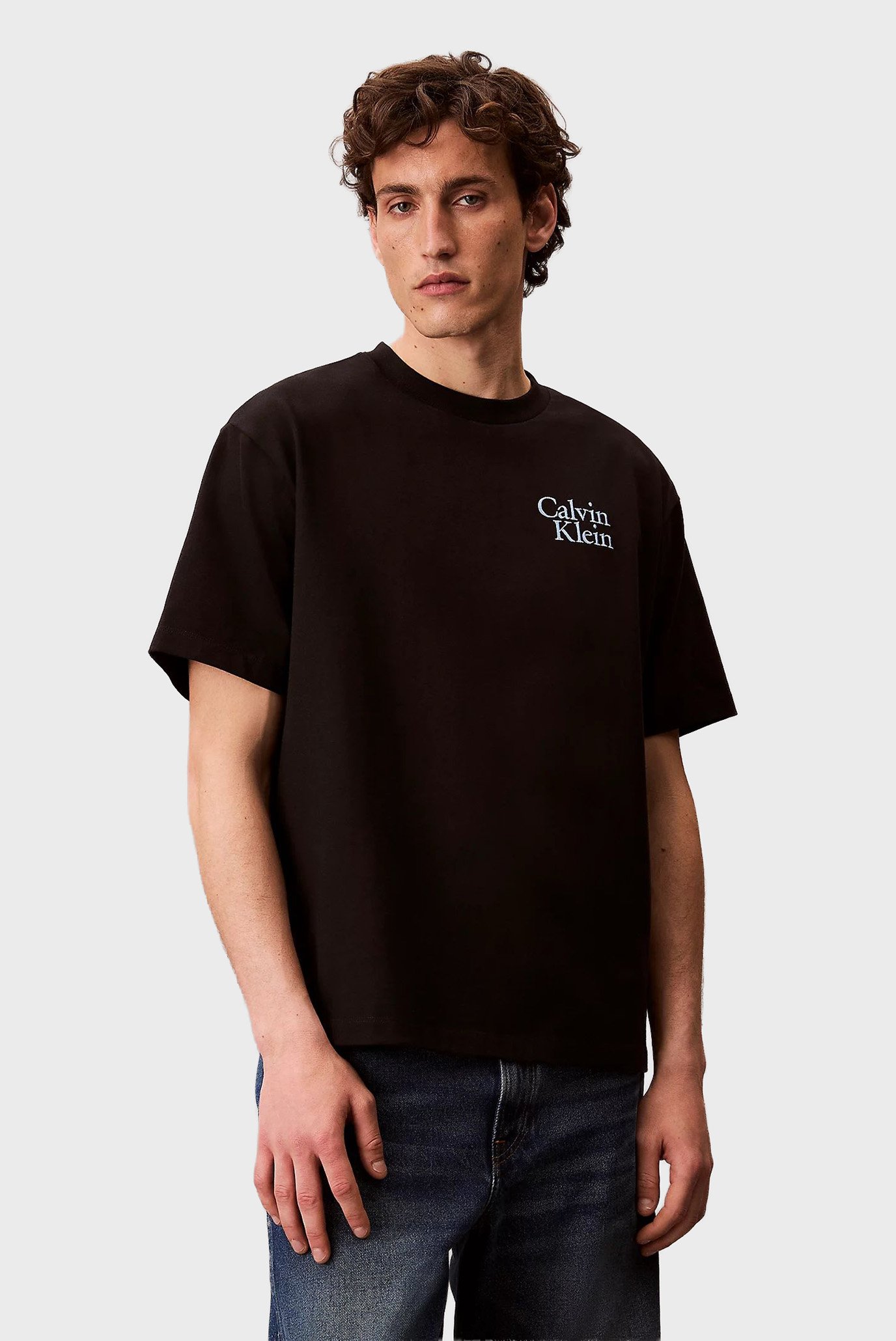 Мужская черная футболка RESORT SCRIPT Черный XXL Calvin Klein Jeans LV04RC808G Мужская черная футболка RESORT SCRIPT Черный XXL Calvin Klein Jeans LV04RC808G