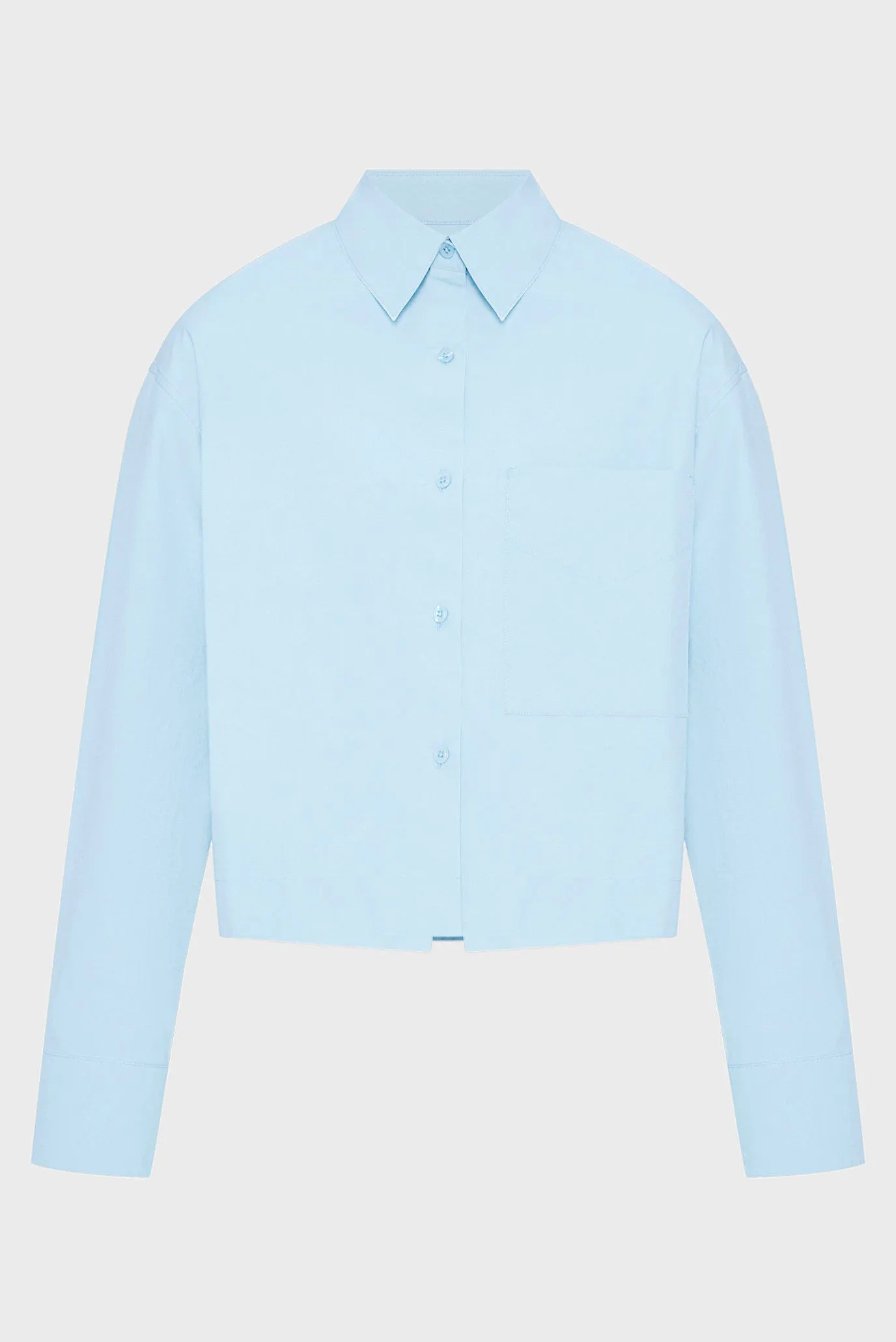 Жіноча блакитна сорочка 6