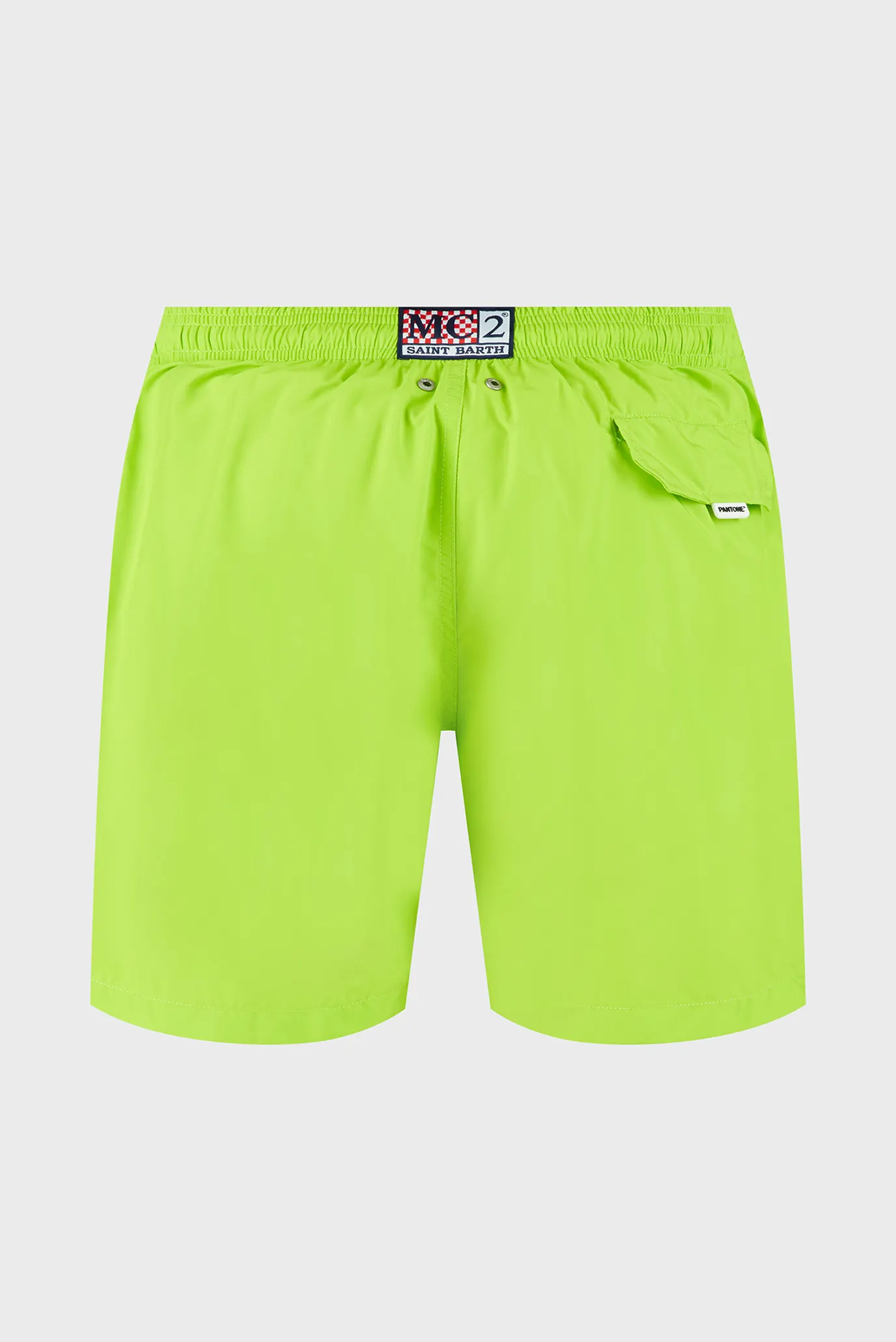 Чоловічі салатові плавальні шорти LIGHTING PANTONE 2