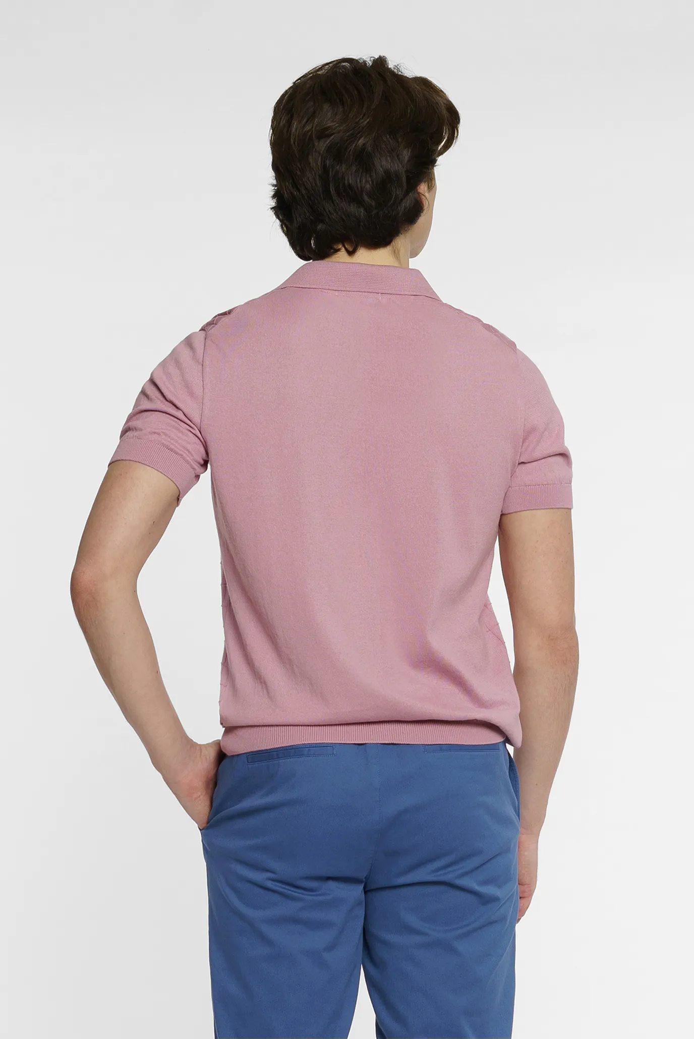Чоловіче рожеве поло 3