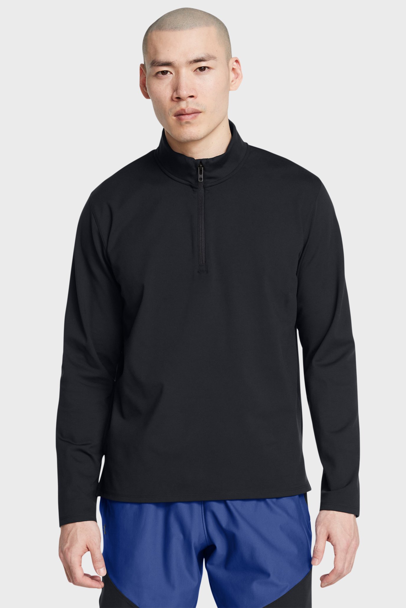 Чоловіча чорна спортивна кофта UA Meridian 1/4 Zip 1