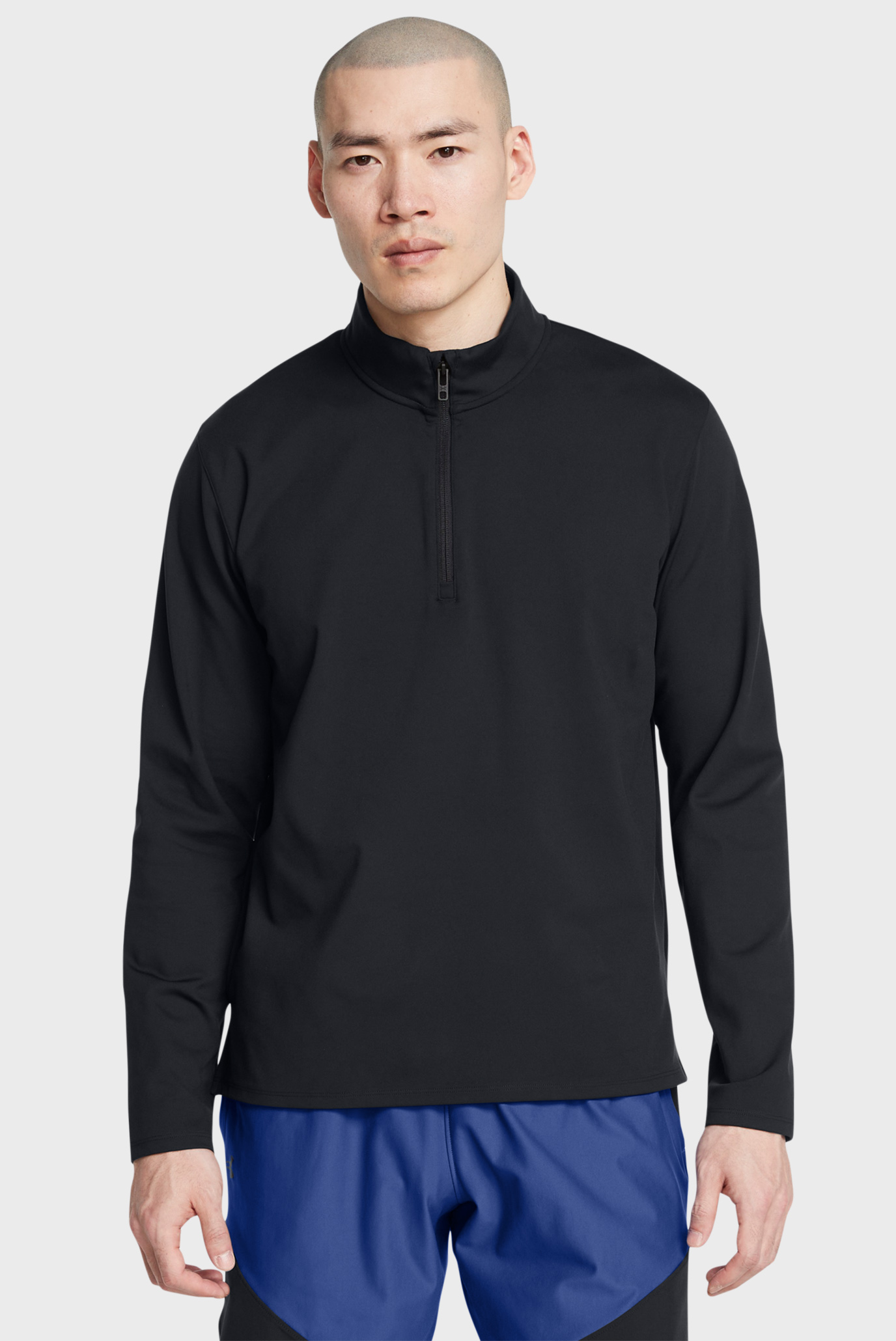 Мужская черная спортивная кофта UA Meridian 1/4 Zip 1