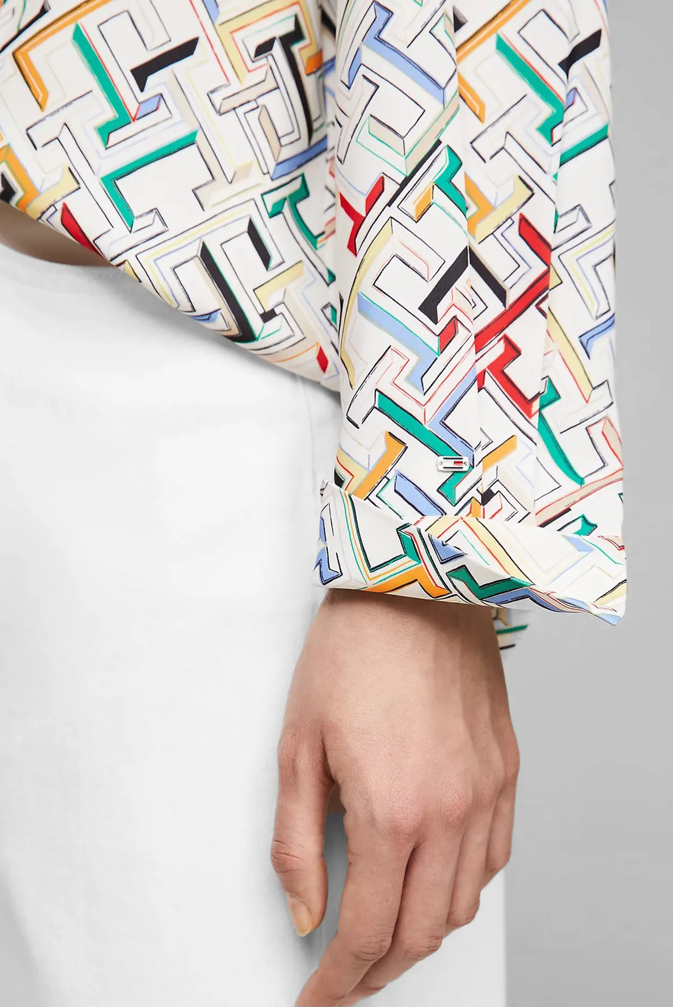 Жіноча блуза з візерунком AMD FLUID RELAXED LS 4