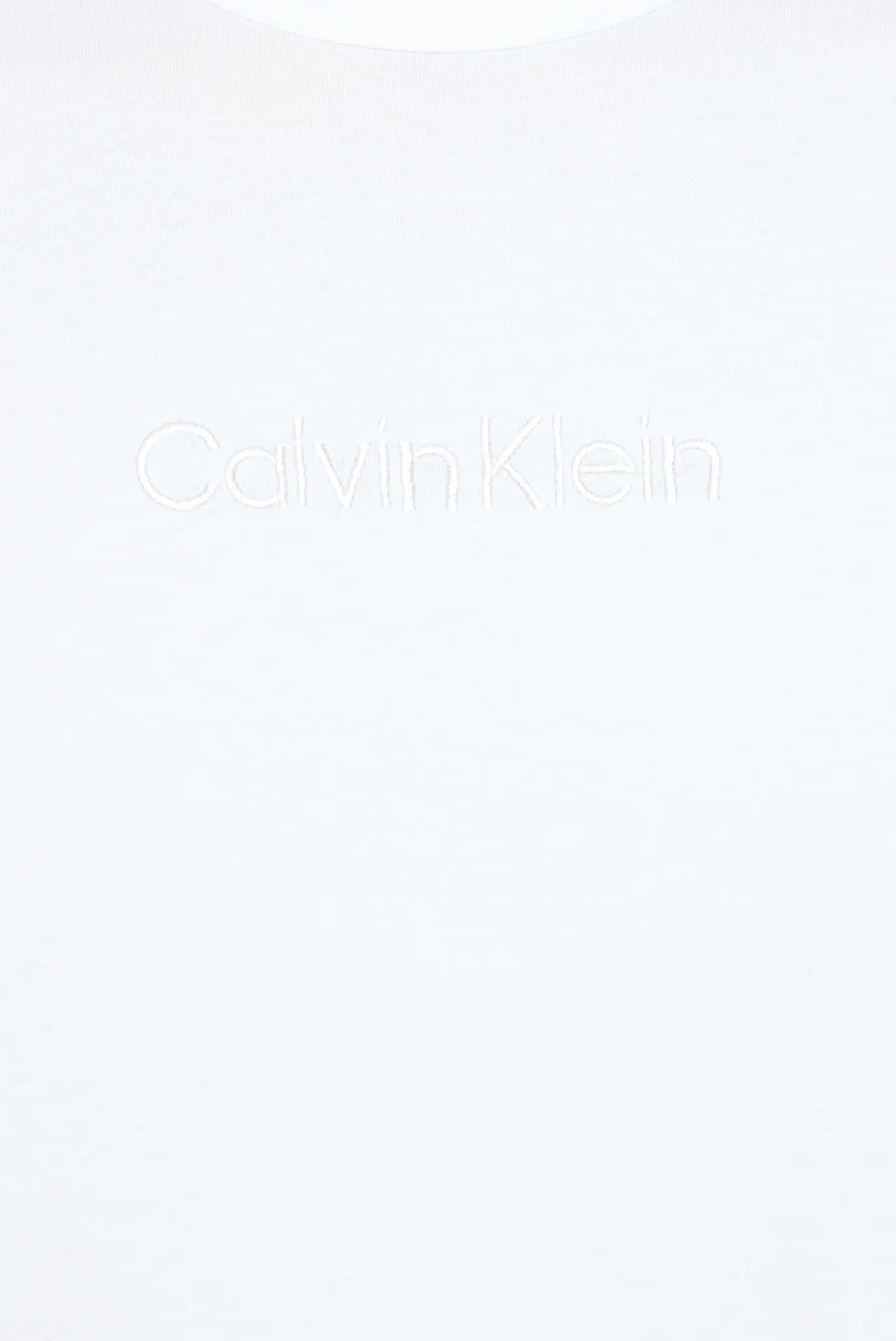 Чоловічий білий лонгслів CREW NECK 5