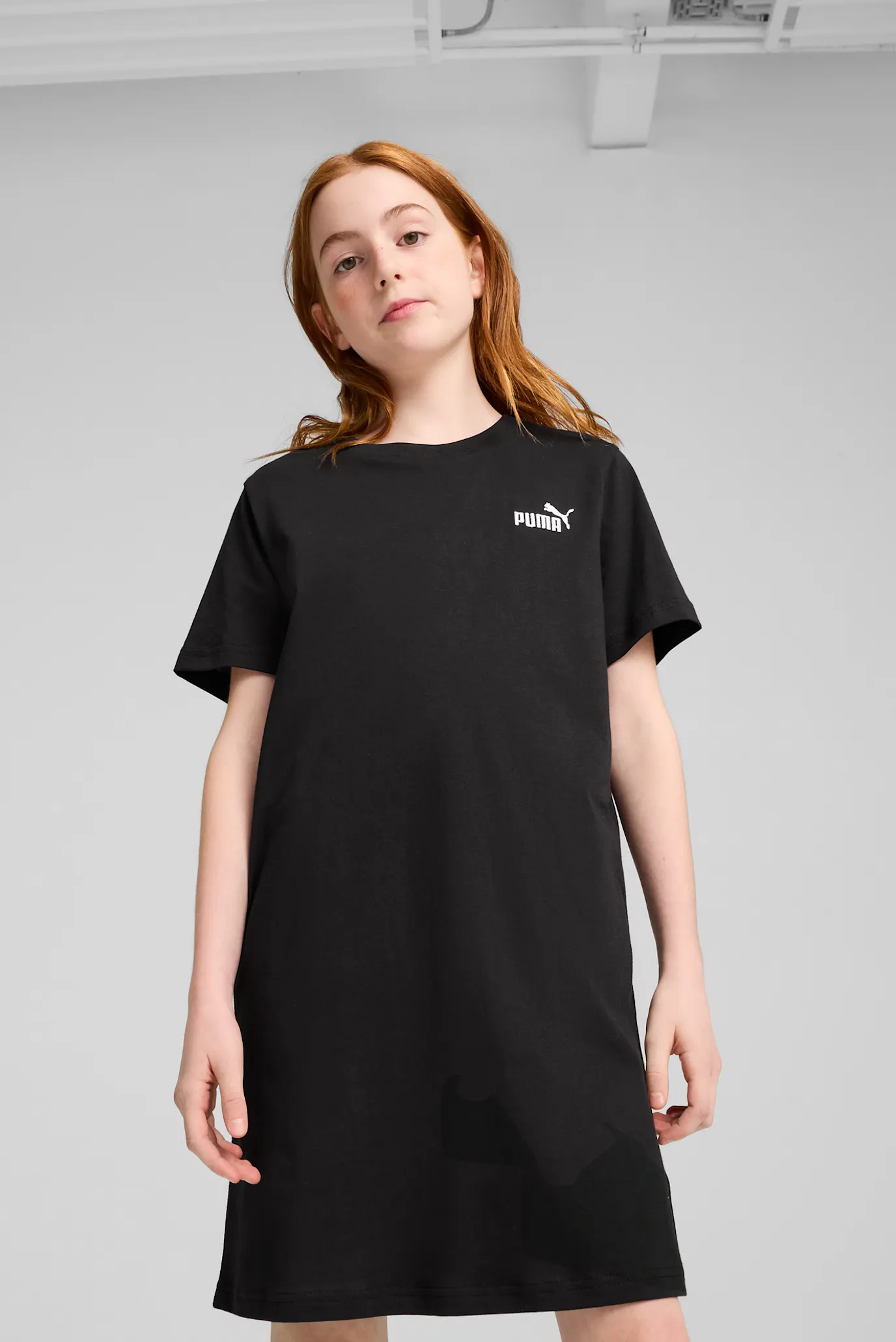 Дитяча чорна сукня Essentials Small No. 1 Logo Short Sleeve Dress Youth 1