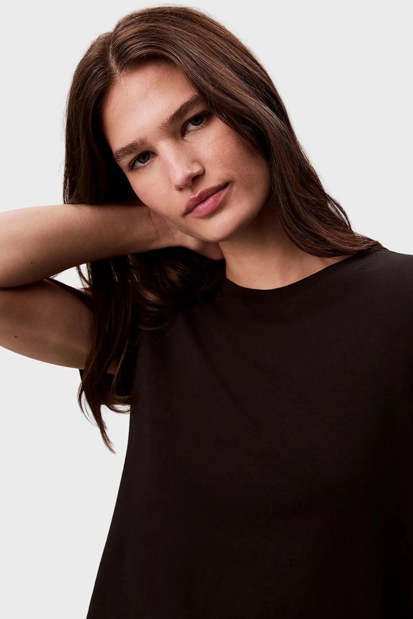 Жіноча чорна футболка (3 шт) COTTON 5