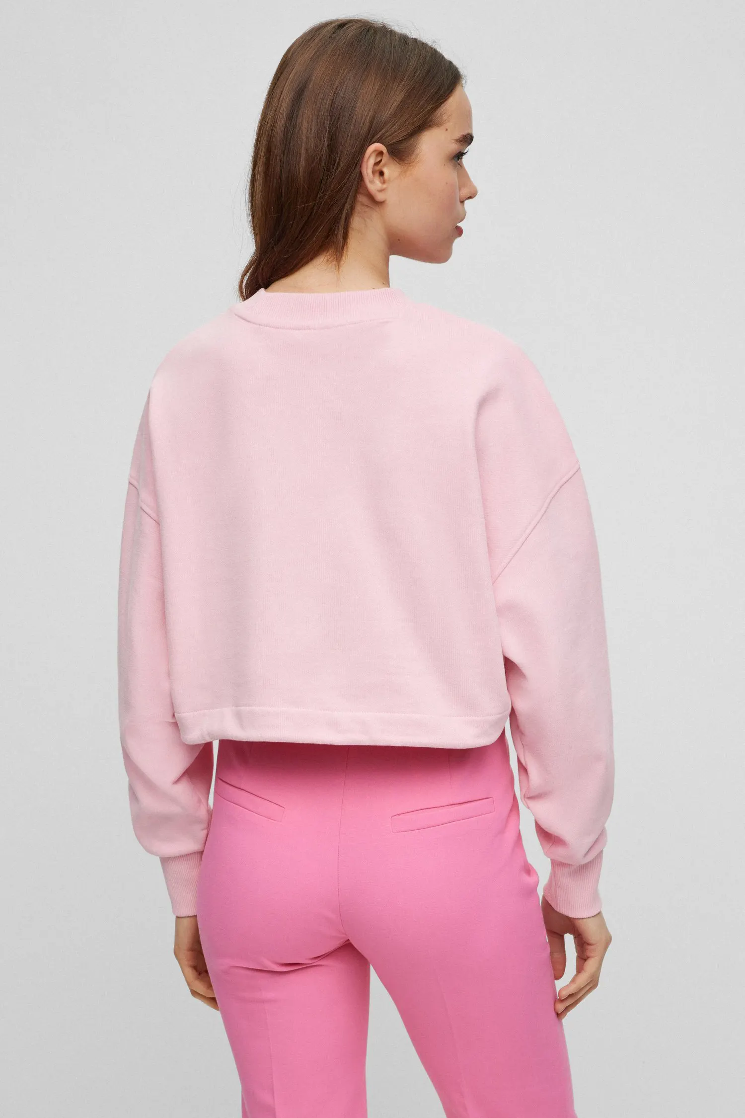 Жіночий рожевий світшот 3