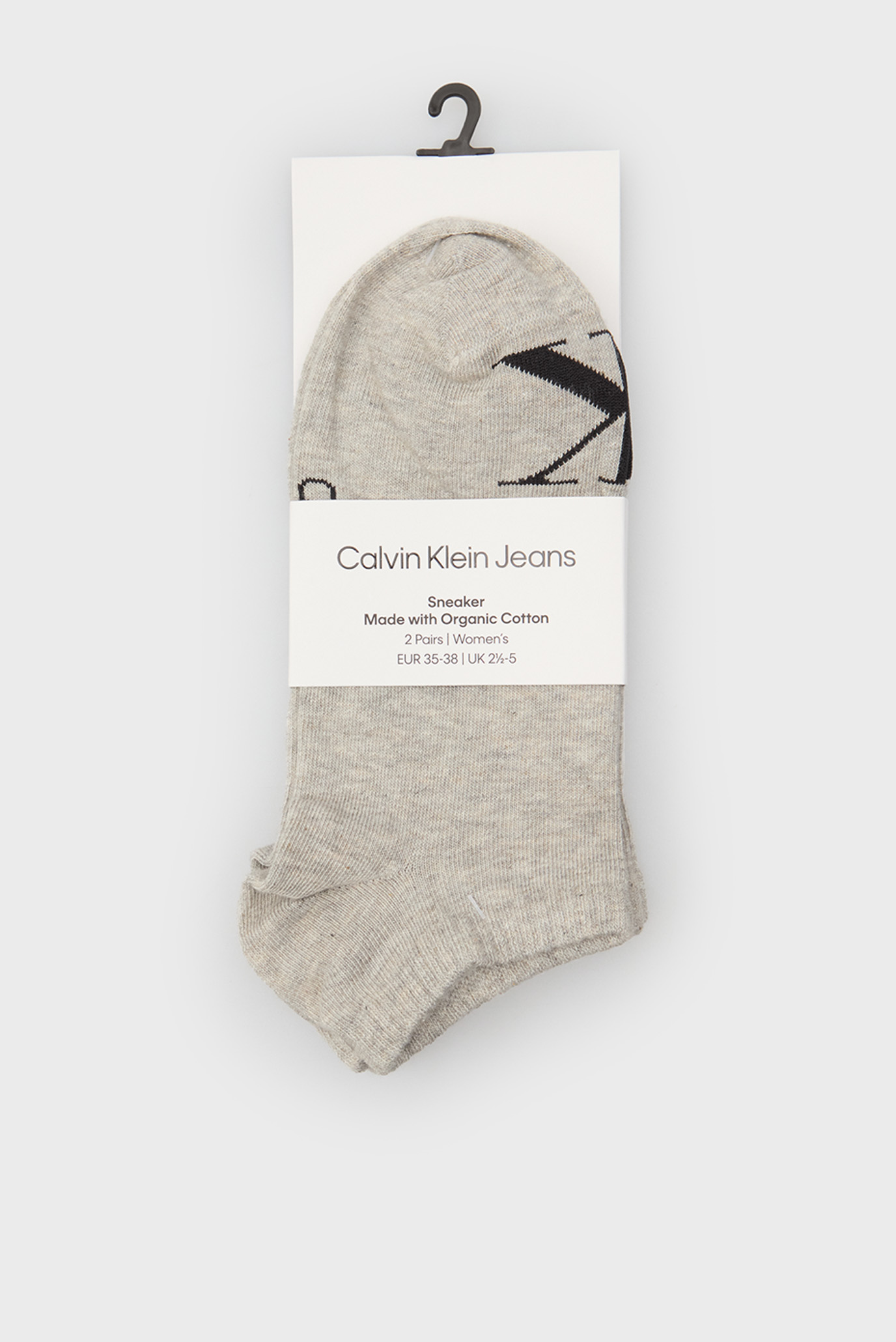 Женские серые носки (2 пары) SNEAKER Серый 39-42 Calvin Klein Jeans 701228815 Женские серые носки (2 пары) SNEAKER Серый 39-42 Calvin Klein Jeans 701228815