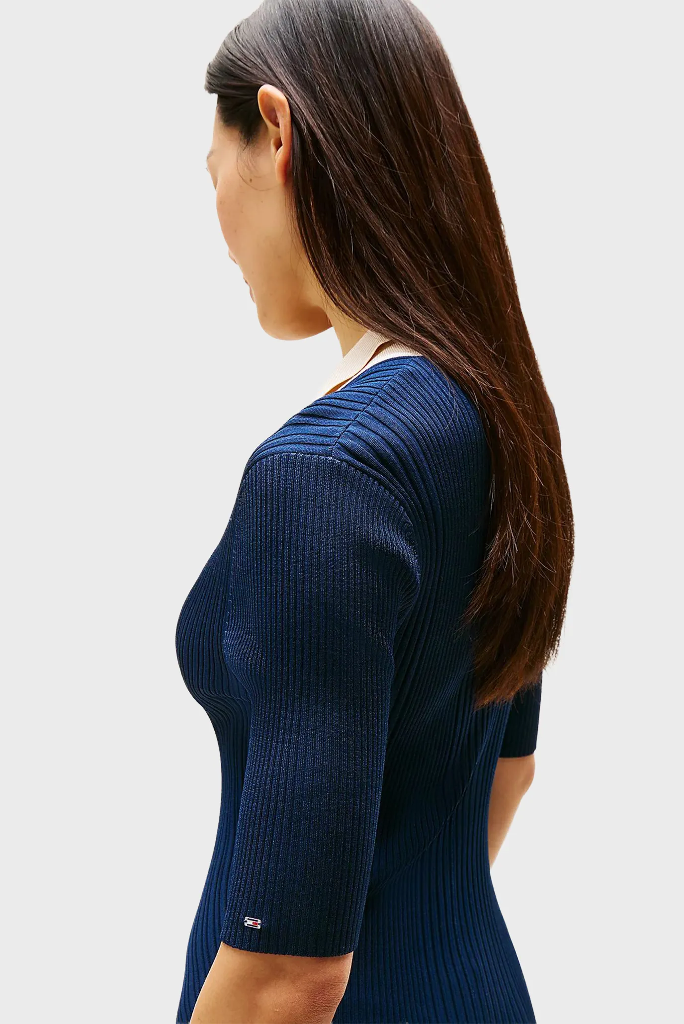 Жіноча темно-синя сукня CONTRAST POLO 4