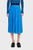 Жіноча синя плісирована спідниця
