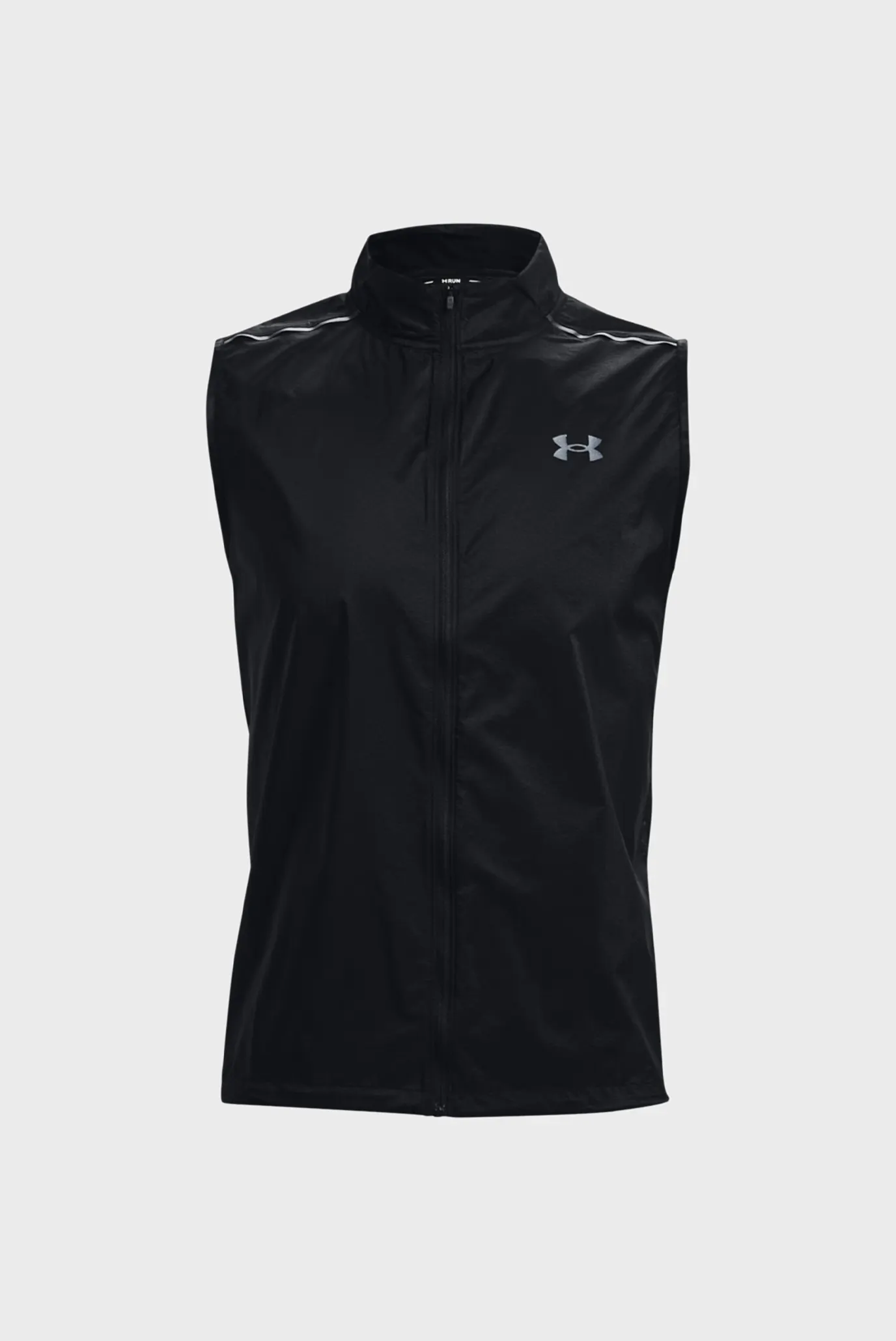 Мужской черный жилет UA OutRun the STORM Vest 5