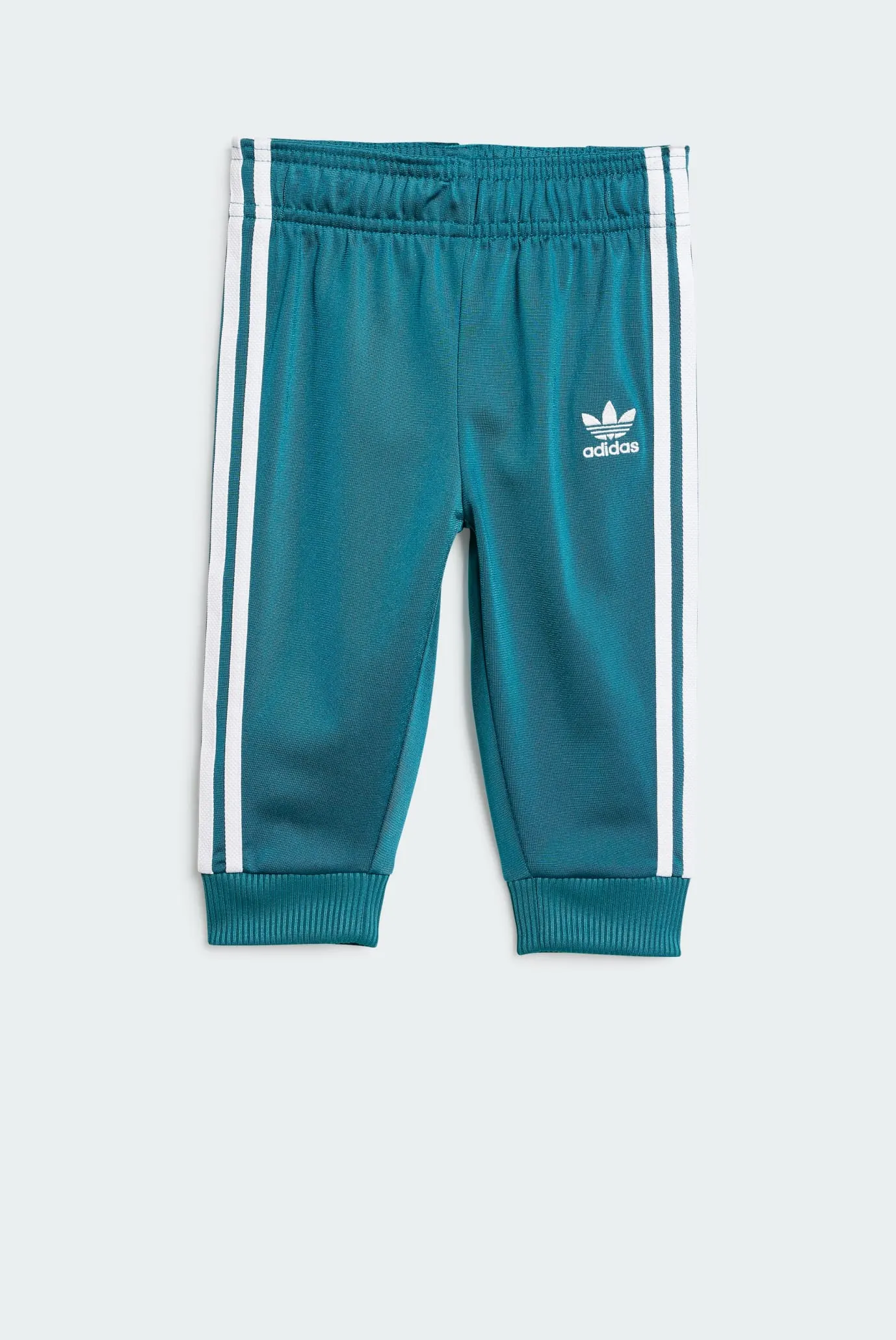 Детский бирюзовый спортивный костюм  (кофта, брюки) Adicolor SST Kids 4