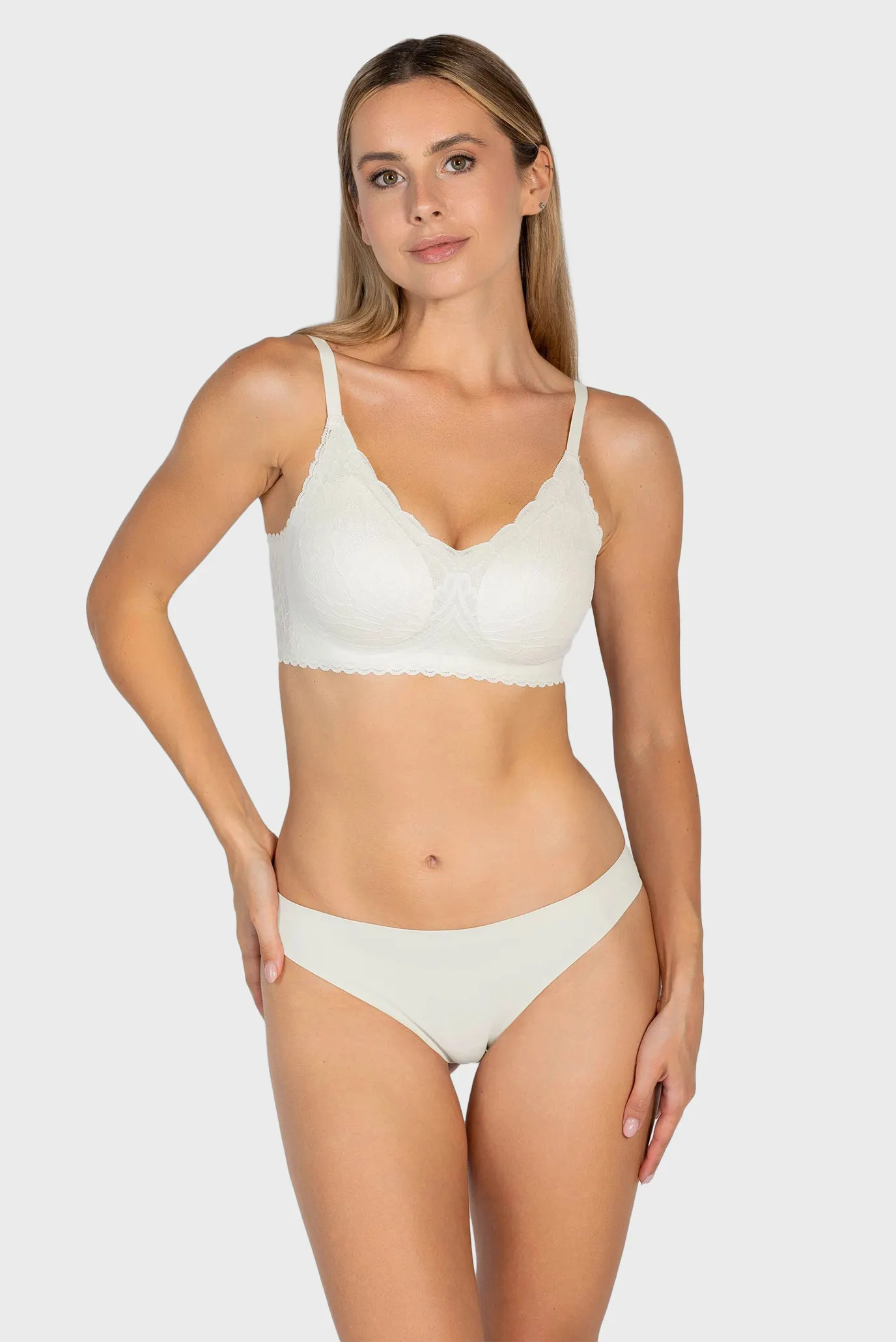 Женский белый бюстгальтер 1
