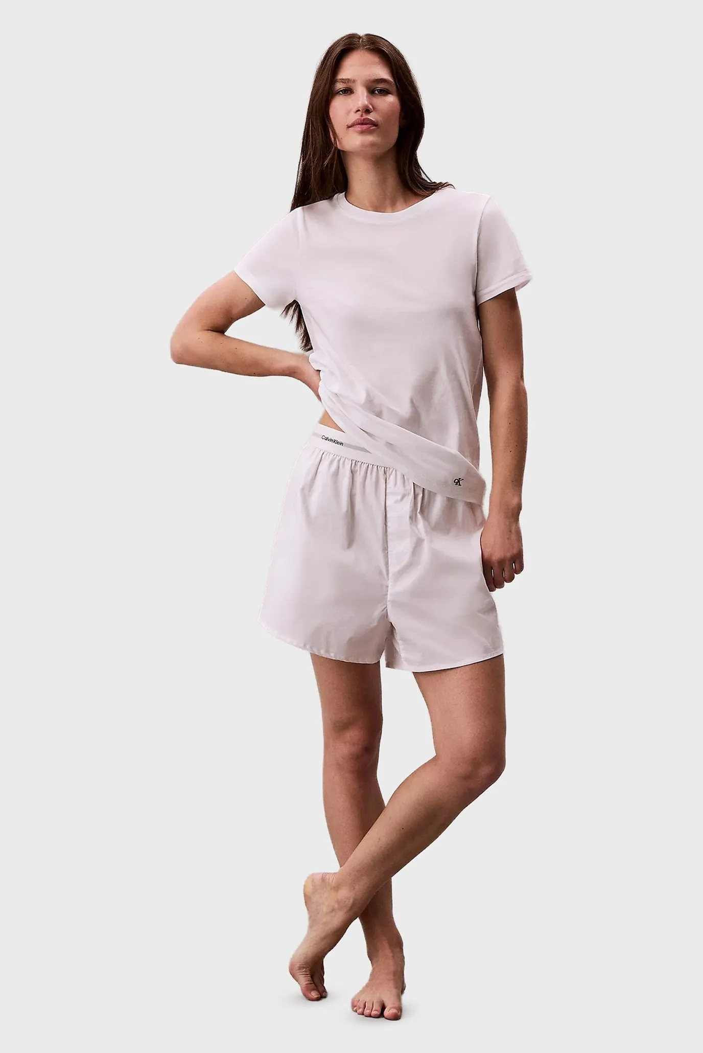 Женская белая футболка (3 шт) COTTON 4