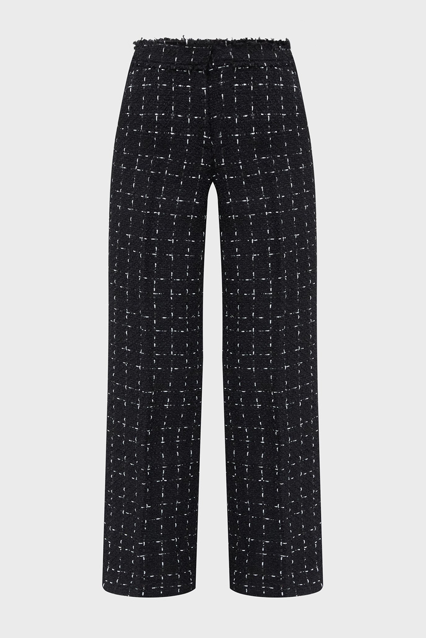 Женские черные твидовые брюки boucle Черный 40 Karl Lagerfeld A4W10109 Женские черные твидовые брюки boucle Черный 40 Karl Lagerfeld A4W10109