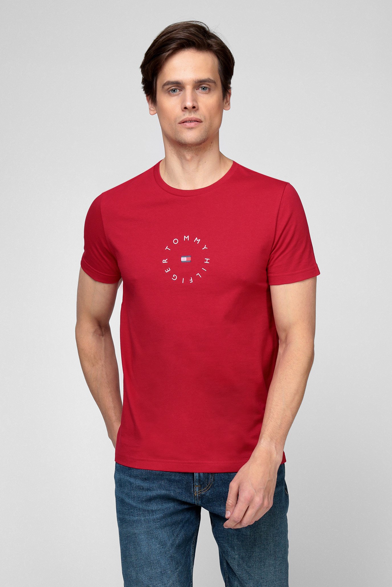 Мужская красная футболка ROUNDALL GRAPHIC 1