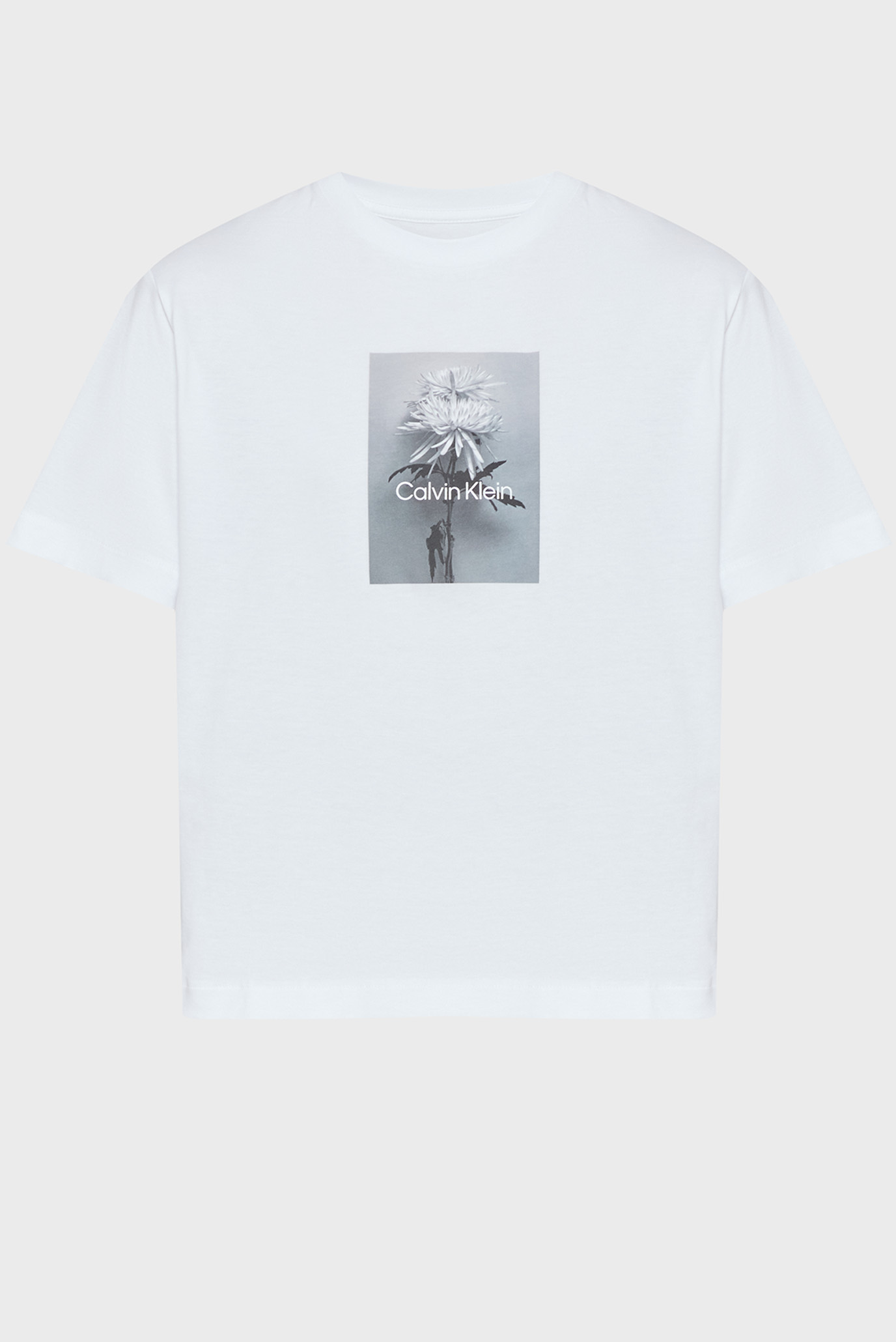 Женская белая футболка BOXED FLOWER Белый XL Calvin Klein Jeans LV047D880G Женская белая футболка BOXED FLOWER Белый XL Calvin Klein Jeans LV047D880G