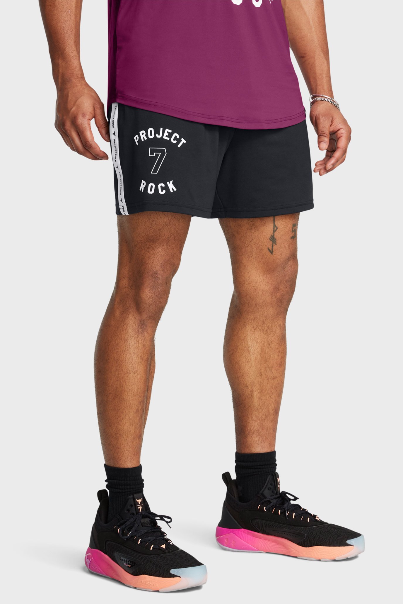 Чоловічі чорні шорти Pjt Rck Mesh Short BOH 1