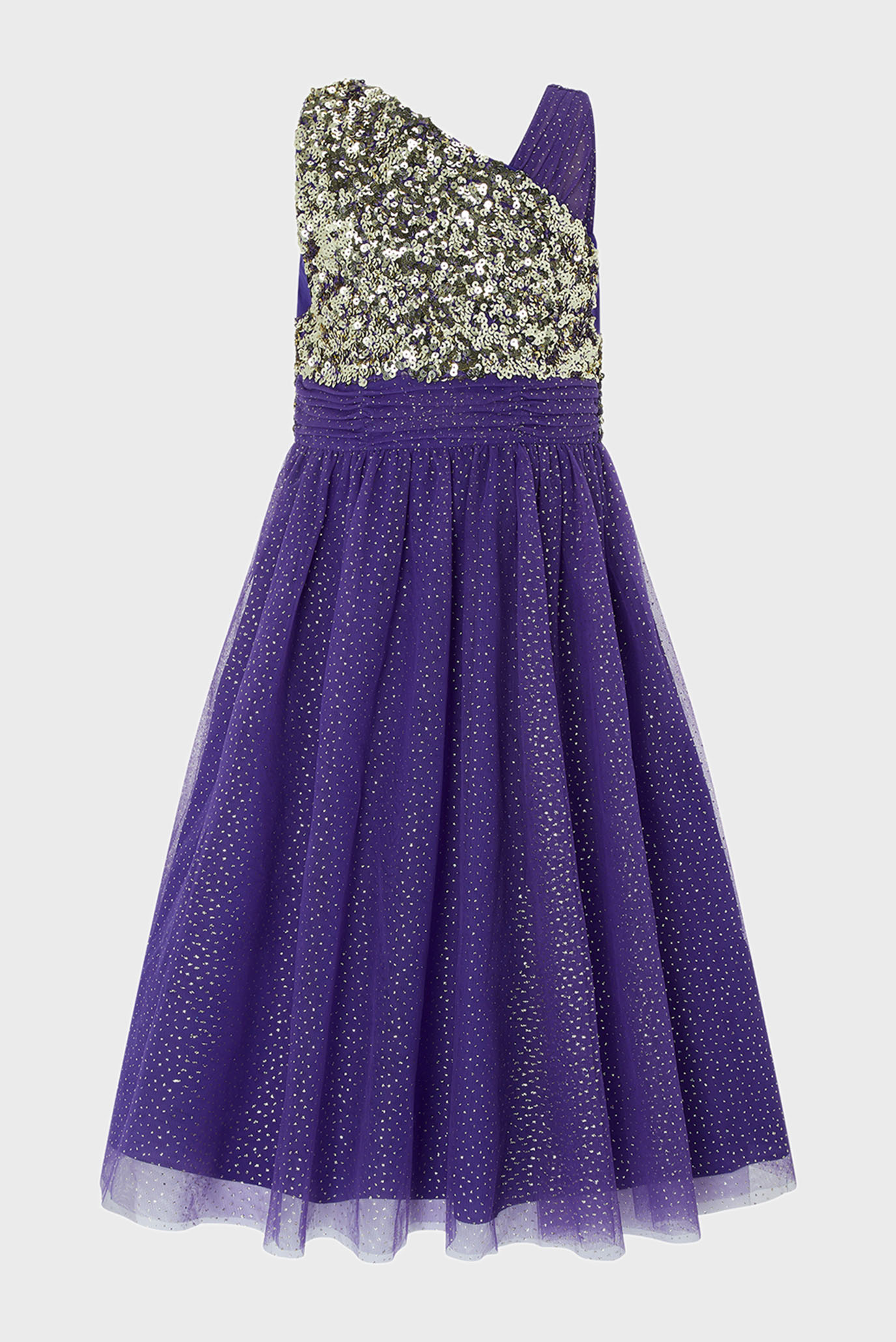 Дитяча фіолетова сукня NADIA 1 SHOULDER DRE 1