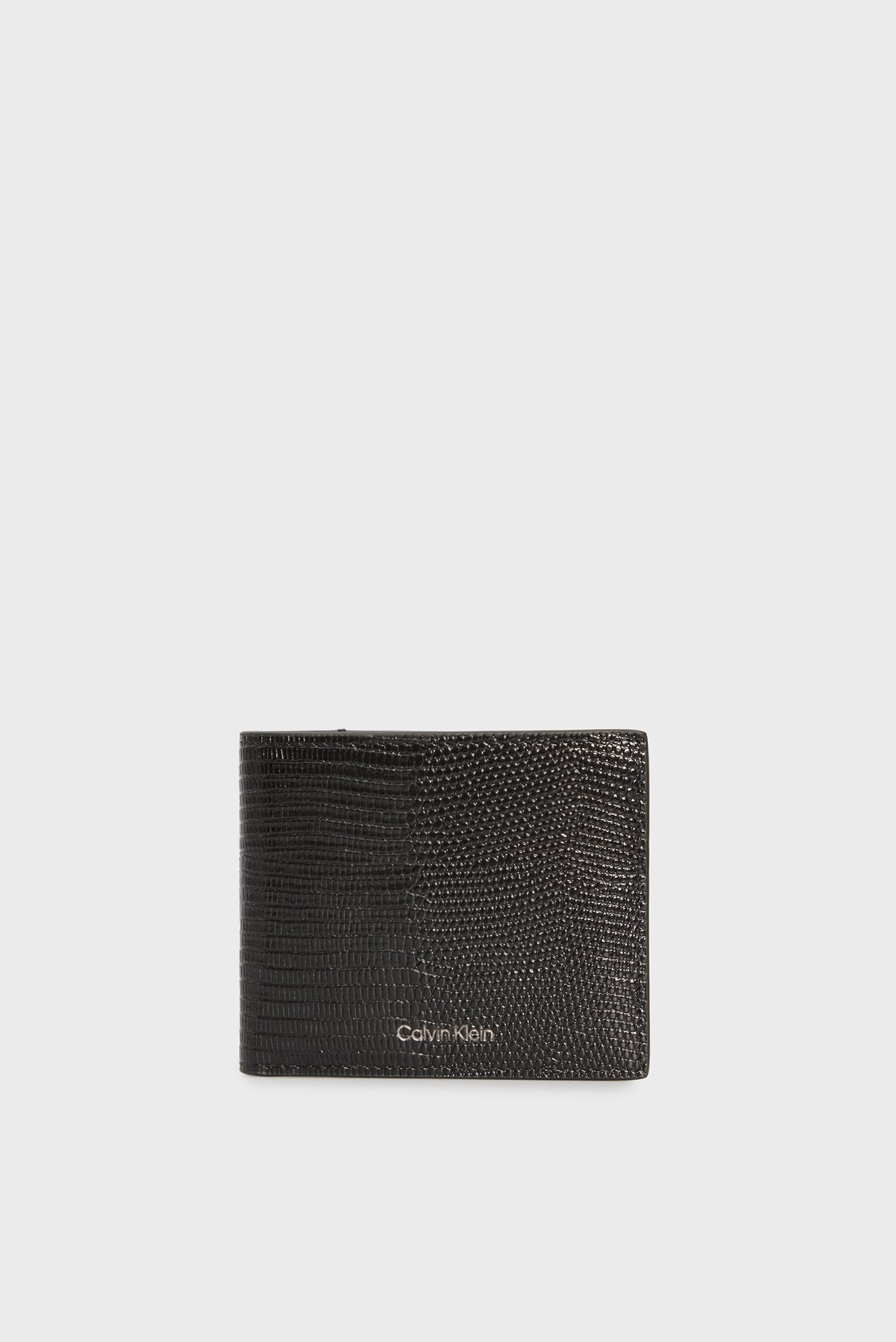 Мужской черный кожаный кошелек LIZARD EMBOSSED Черный ONESIZE Calvin Klein LV04D1102G Мужской черный кожаный кошелек LIZARD EMBOSSED Черный ONESIZE Calvin Klein LV04D1102G